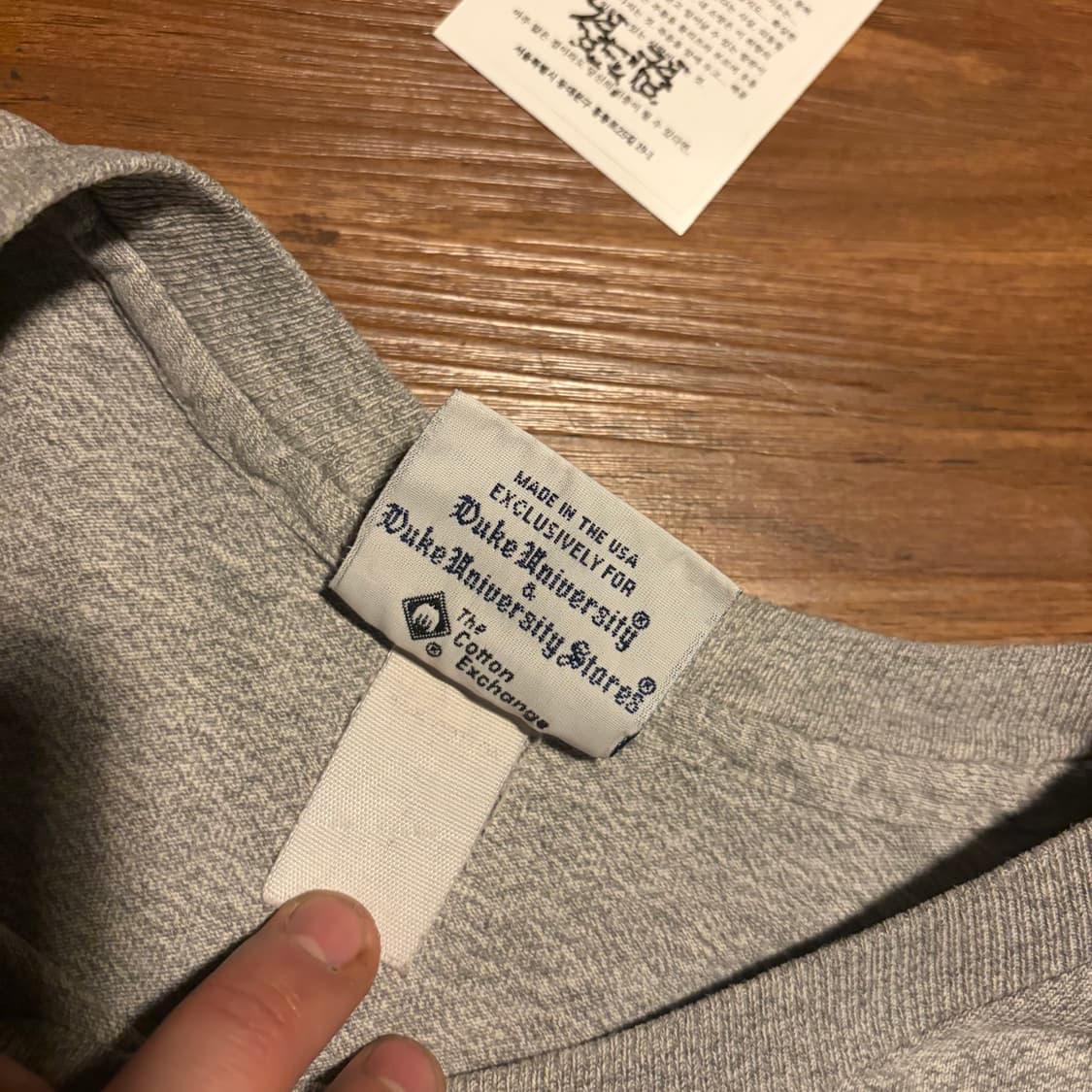 90s duke university original 싱글스티치 티셔츠 상품이미지4