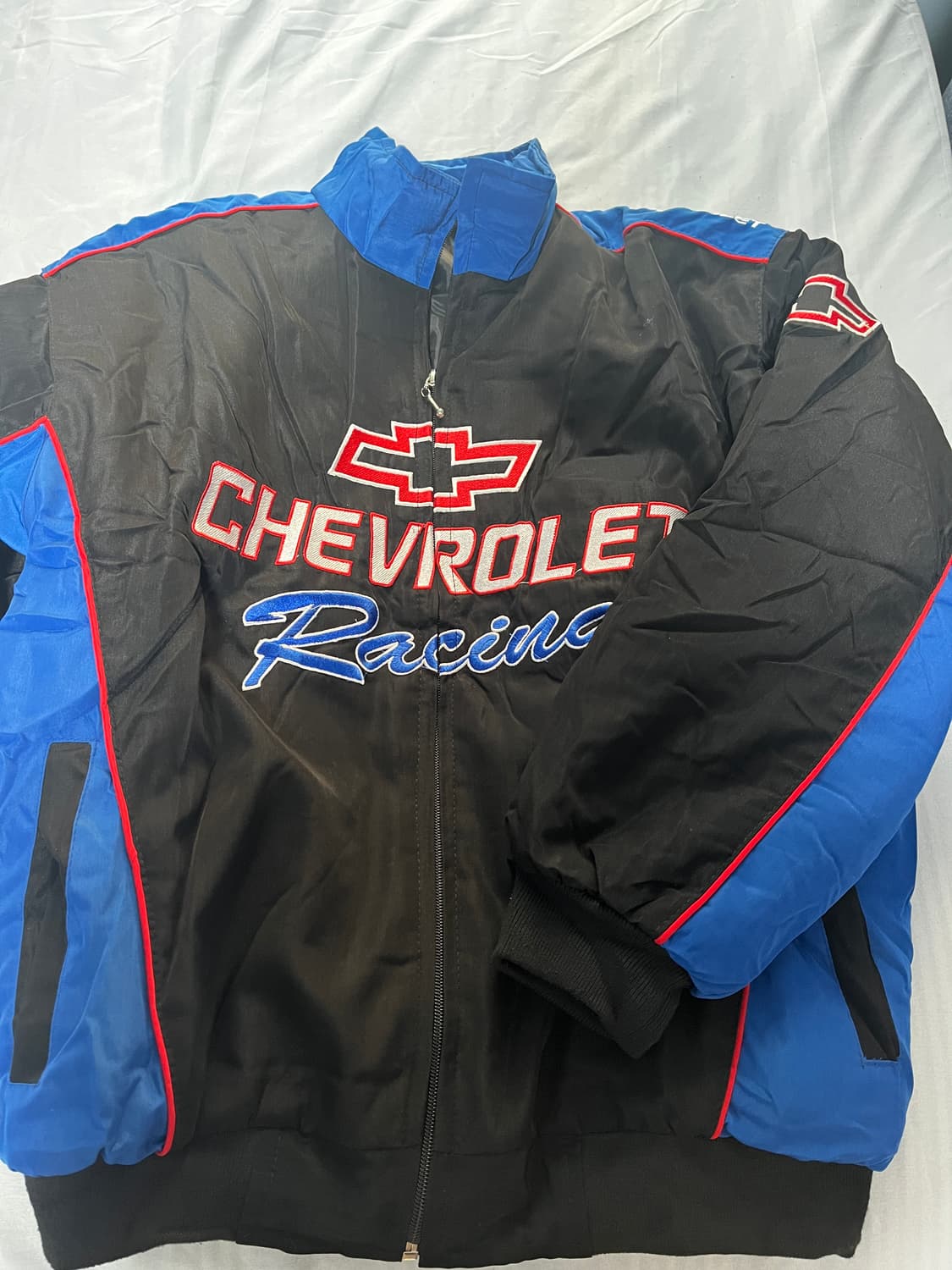 새상품 급) 쉐보레 레이싱 블랙 블루 자켓 m사이즈 상품이미지1