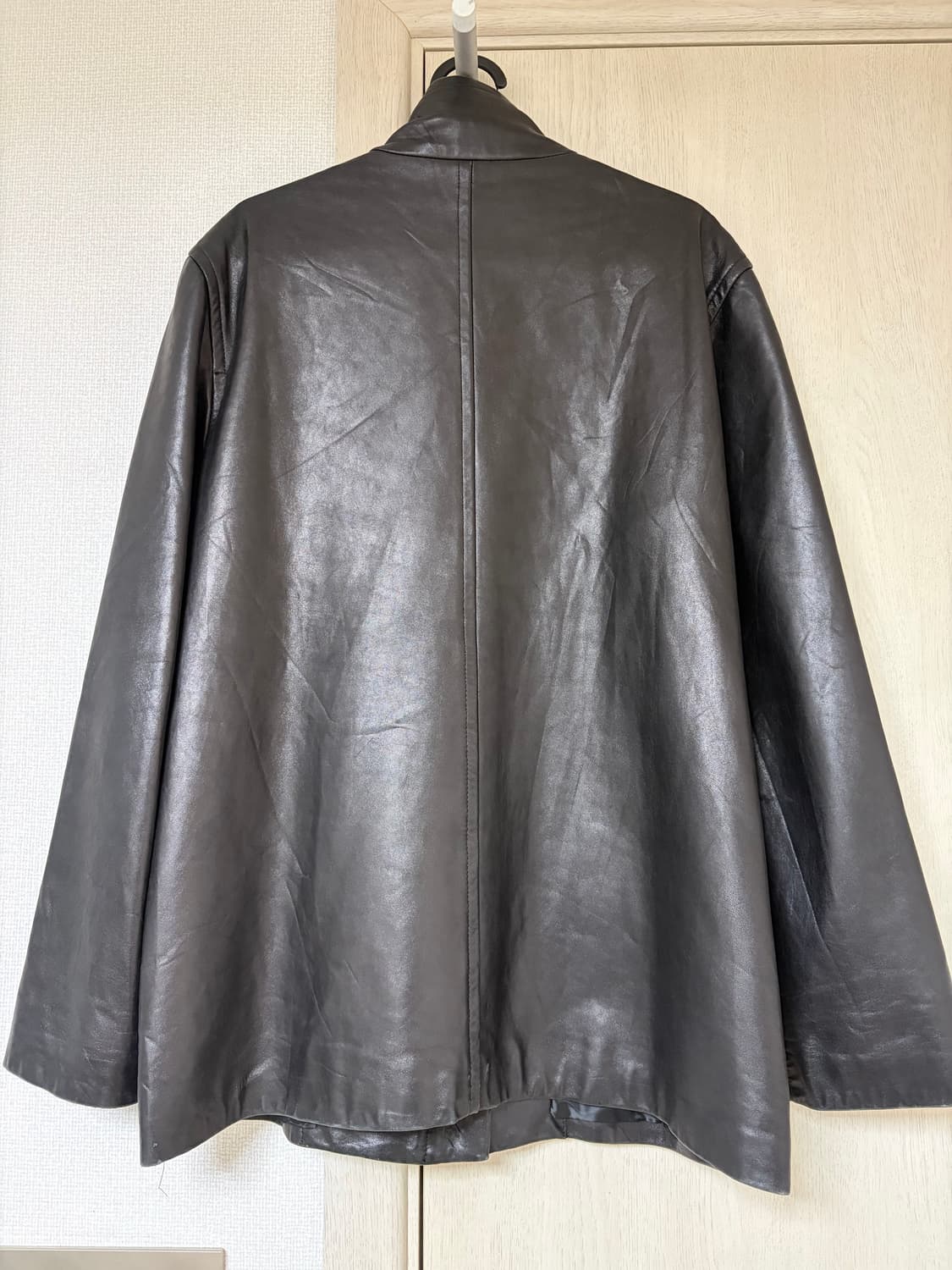 DKNY 램스킨 레더 자켓 Made in USA 상품이미지2