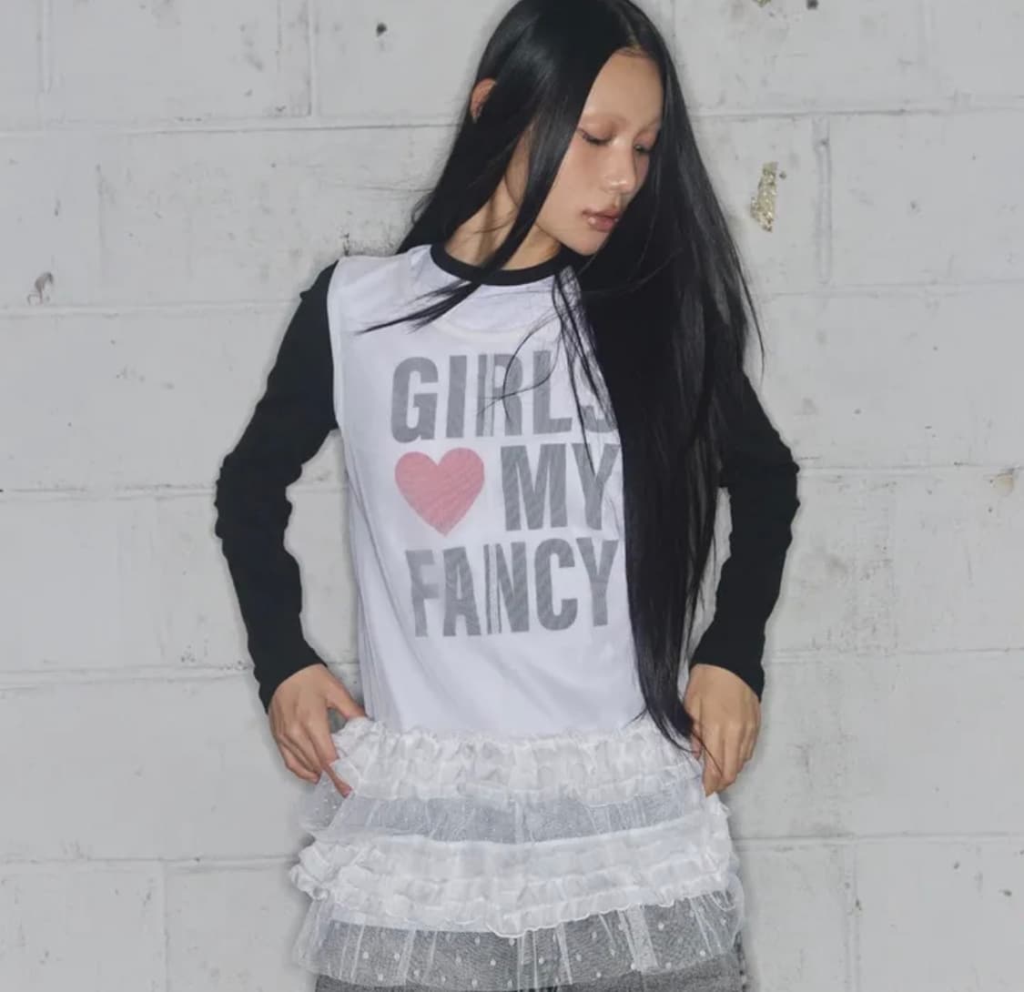 도트 레이어드원피스 화이트 상품이미지1