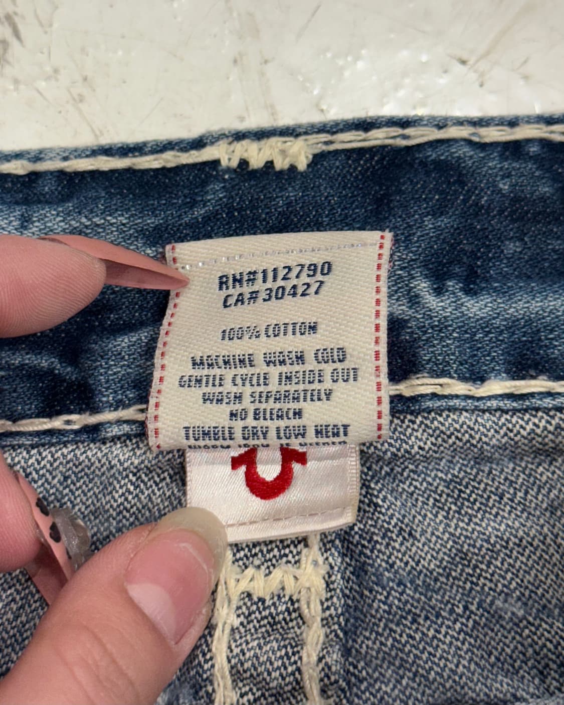 트루릴리젼 USA 빌리슈퍼티 부츠컷 데님팬츠  상품이미지7