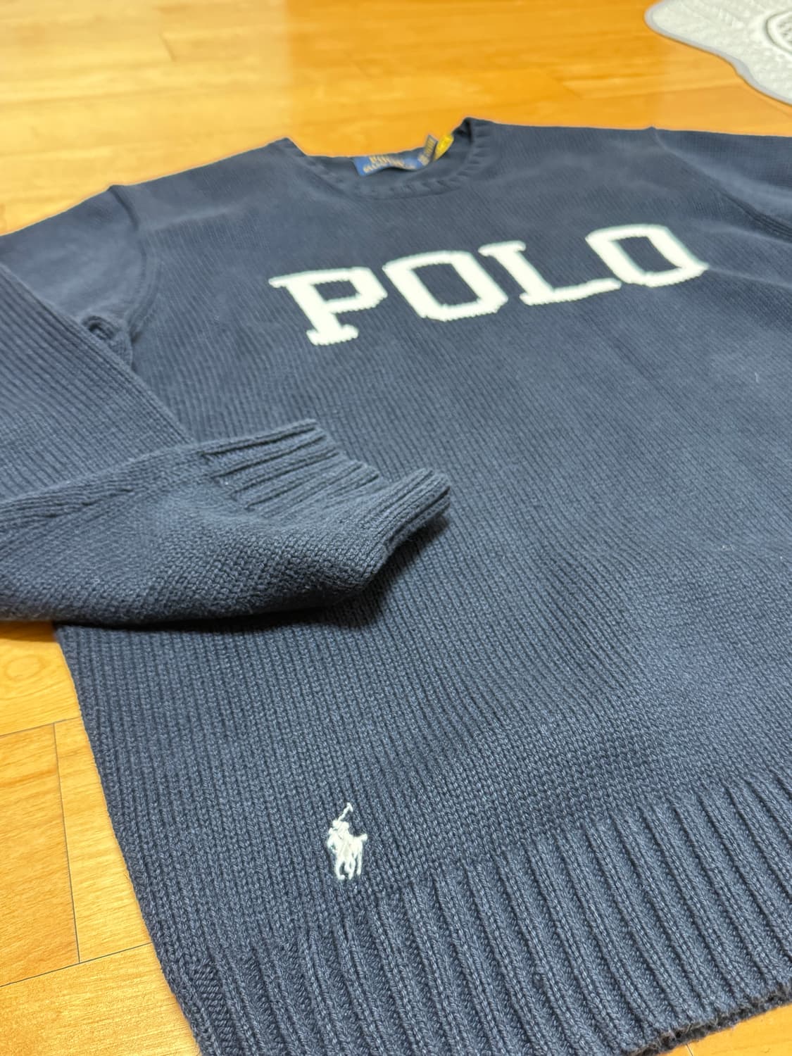 폴로 랄프로렌 로고 니트 스웨터 XXL 상품이미지6
