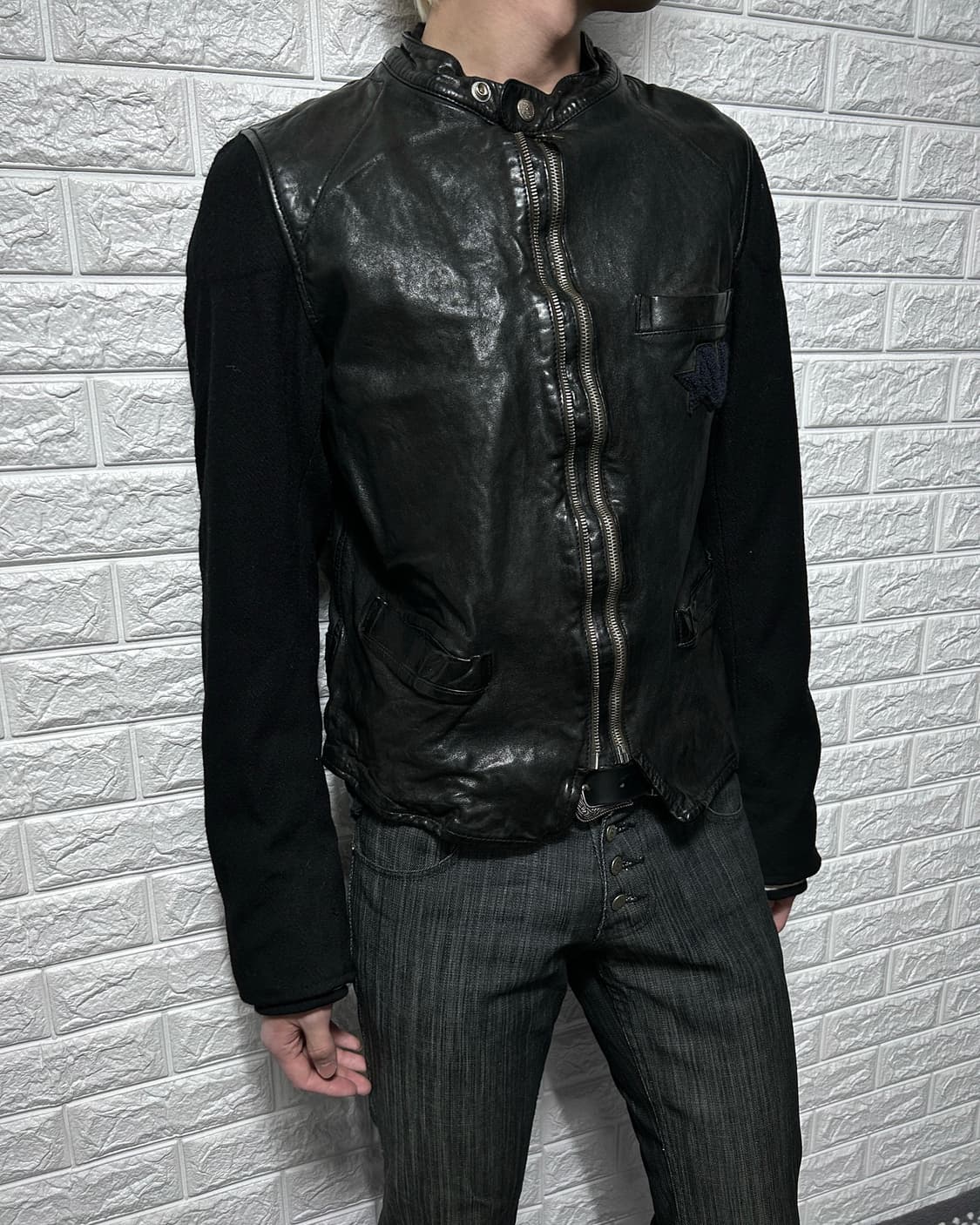 골든 구스 카프스킨 & 울 하이브리드 자켓 상품이미지1