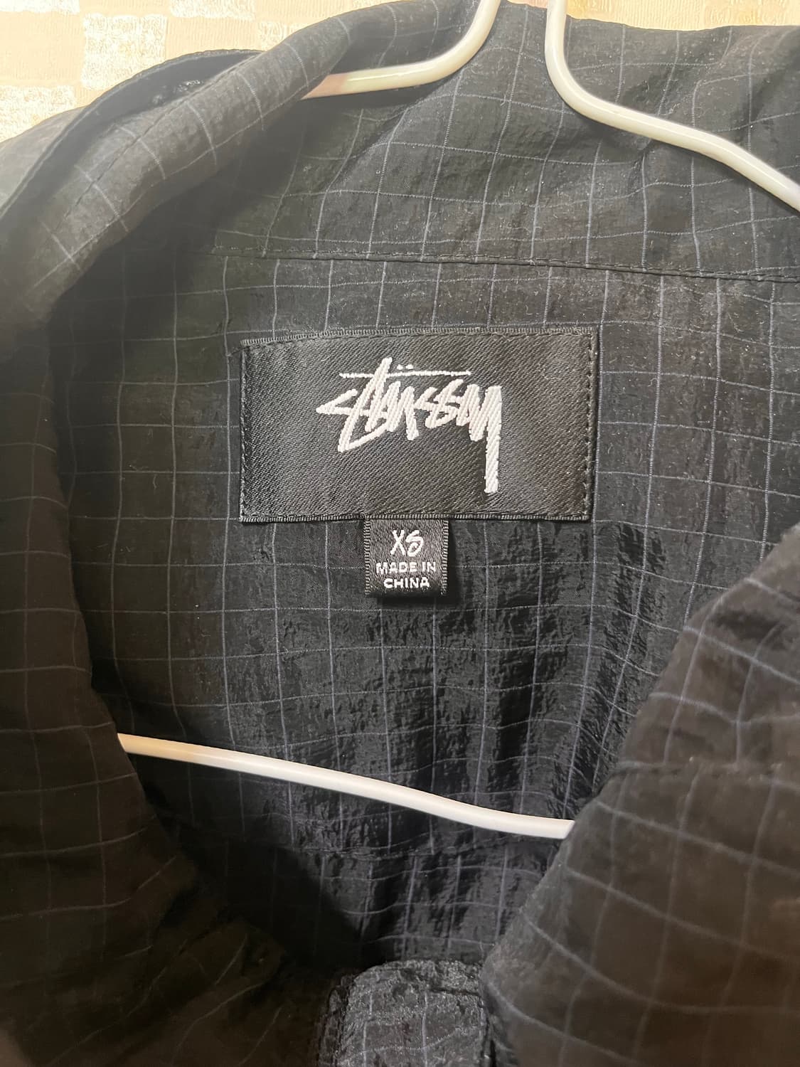 스투시 비치 쉘 트랜스패런트 립스탑 블랙 상품이미지3