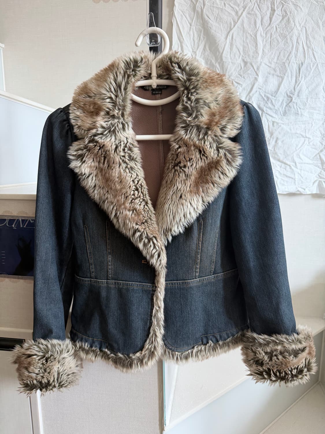 퍼 디테일 데님 자켓 상품이미지1