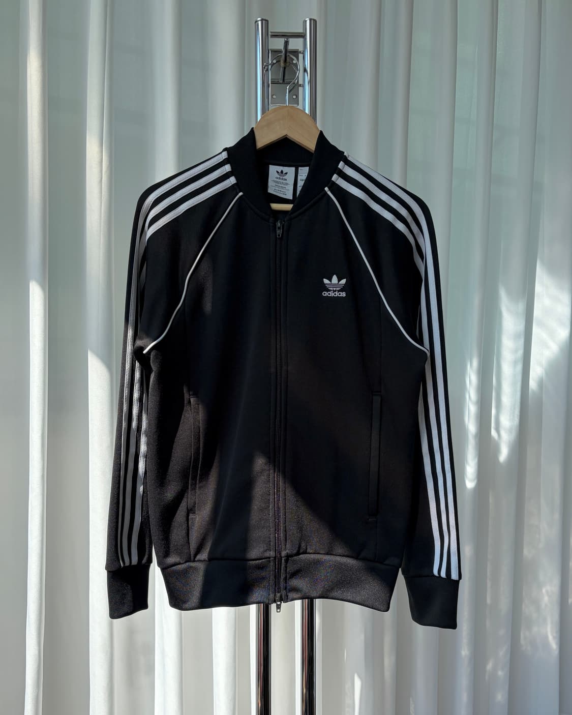 [L]아디다스 트레포일 슈퍼스타 블랙 트랙탑 져지 상품이미지2