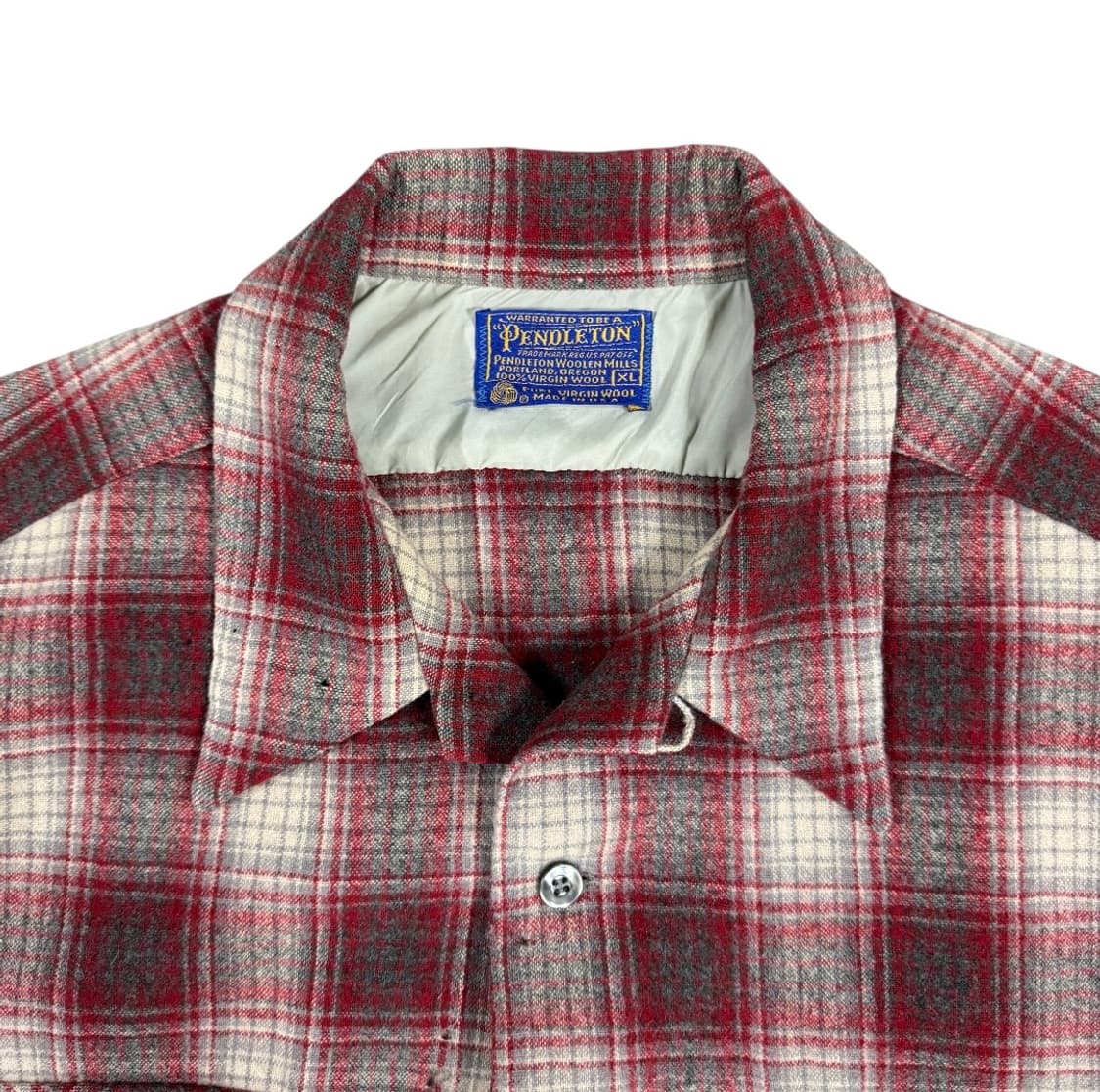 빈티지 60s Pendleton Plaid Flannel 펜들턴 셔츠 상품이미지3