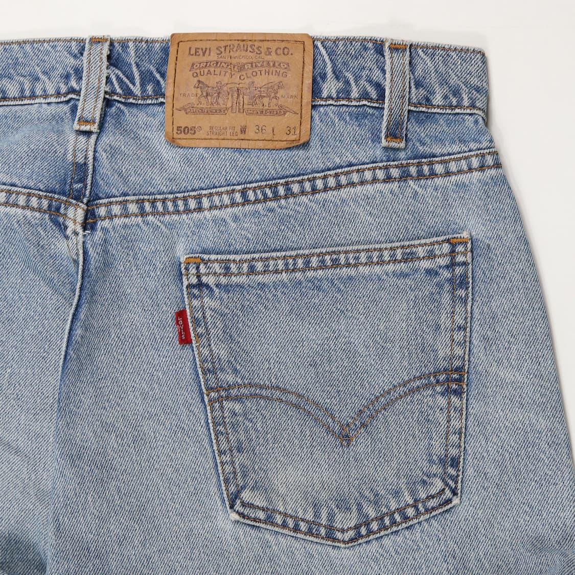 리바이스 505 90s 연청 36 (34~35) usa made 상품이미지6