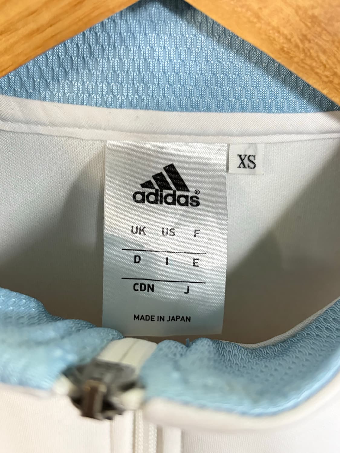 아디다스 스카이블루 화이트 져지 XS 상품이미지7