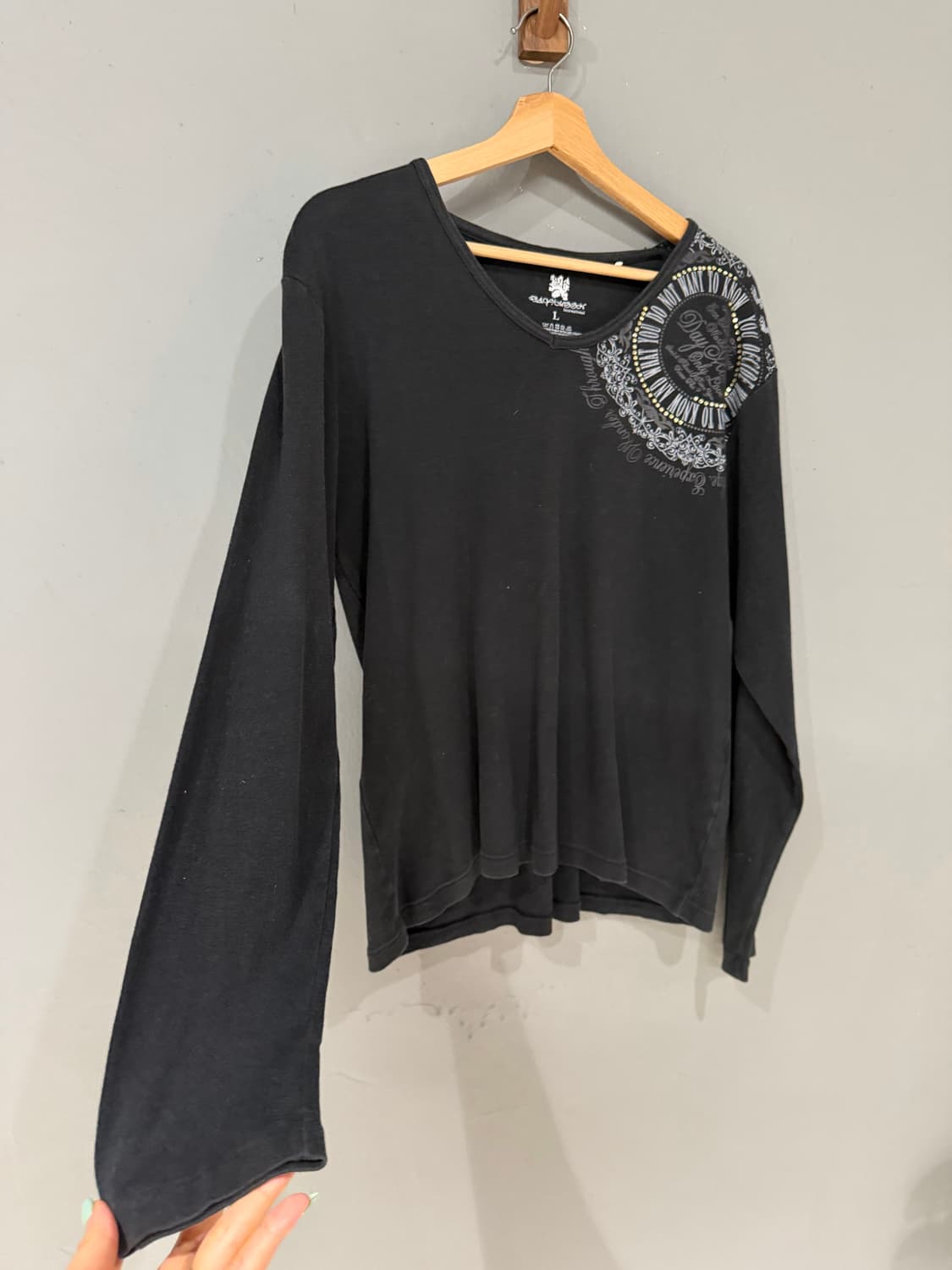 circle printing detail long sleeve 상품이미지9