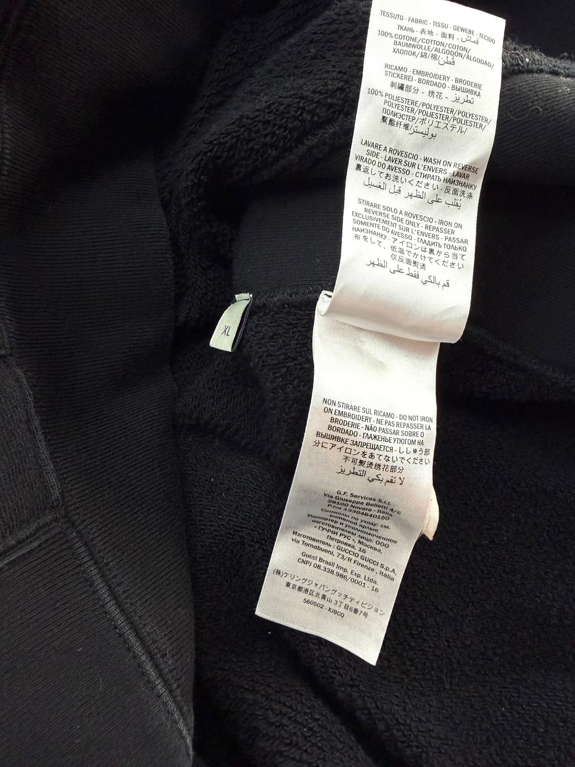 XL/ 구찌 테니스 자수 로고 오버 후드티 상품이미지8