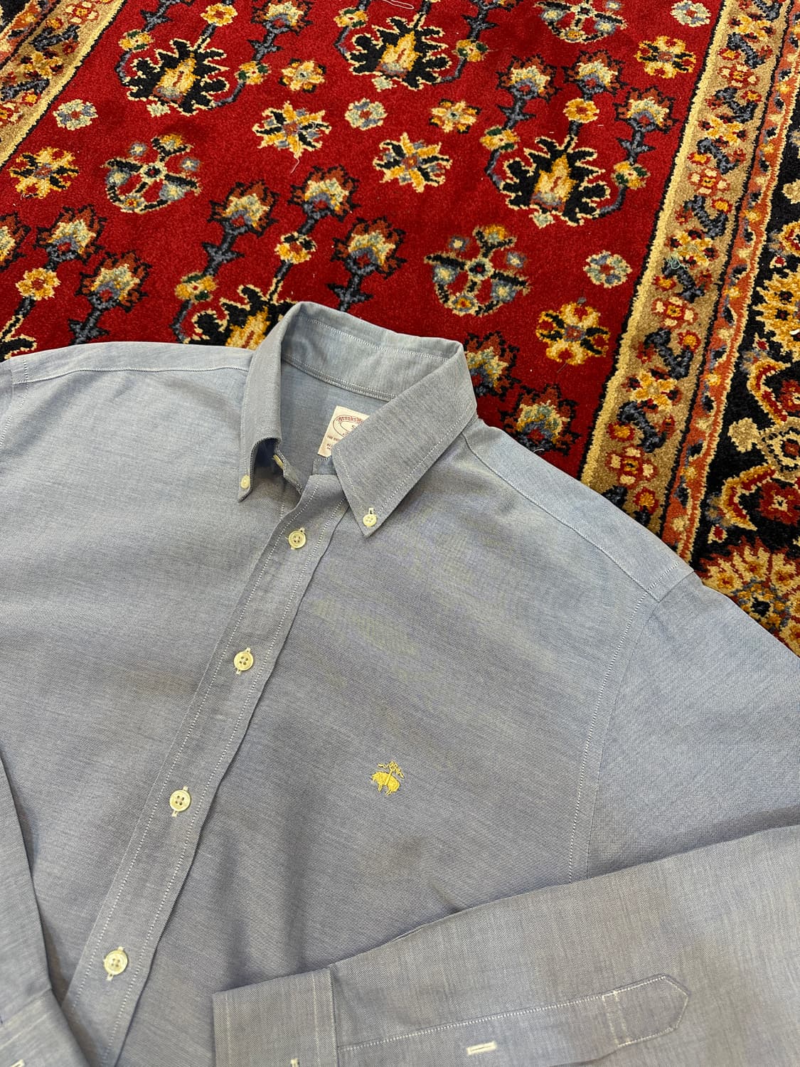 브룩스브라더스 옥스포드 셔츠 스카이블루 S 상품이미지2