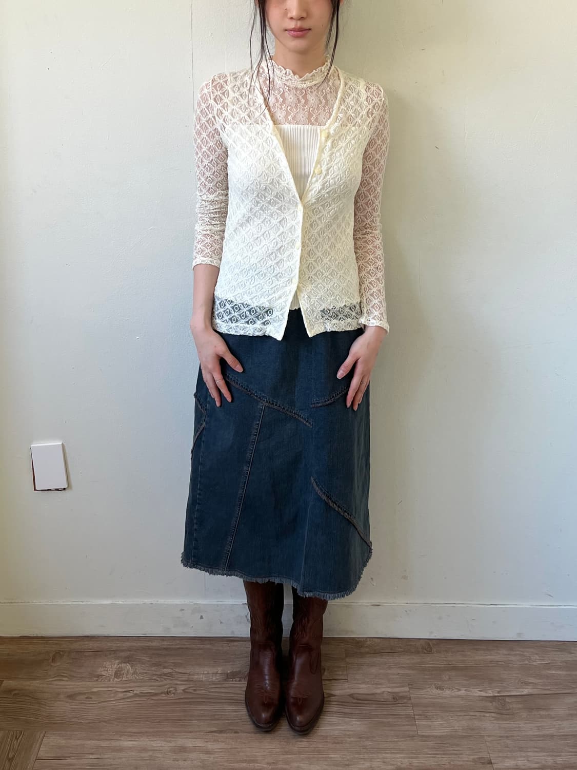 L.LOTTA 시스루 가디건 상품이미지8