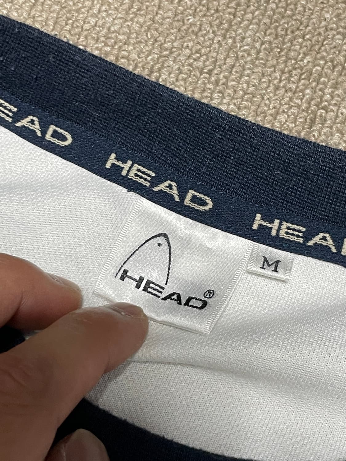 HEAD 배색 래글런 스포츠 티셔츠 J02449 상품이미지5