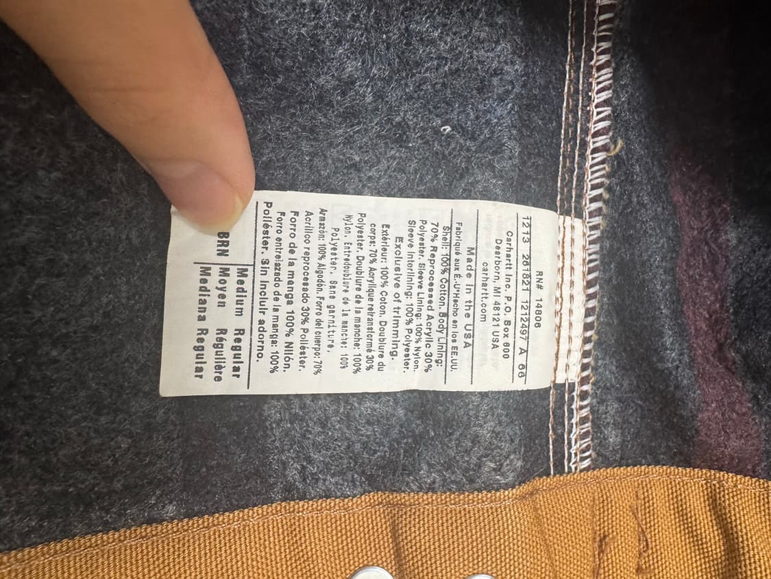 칼하트 디트로이트 자켓 OG j001 M 상품이미지8