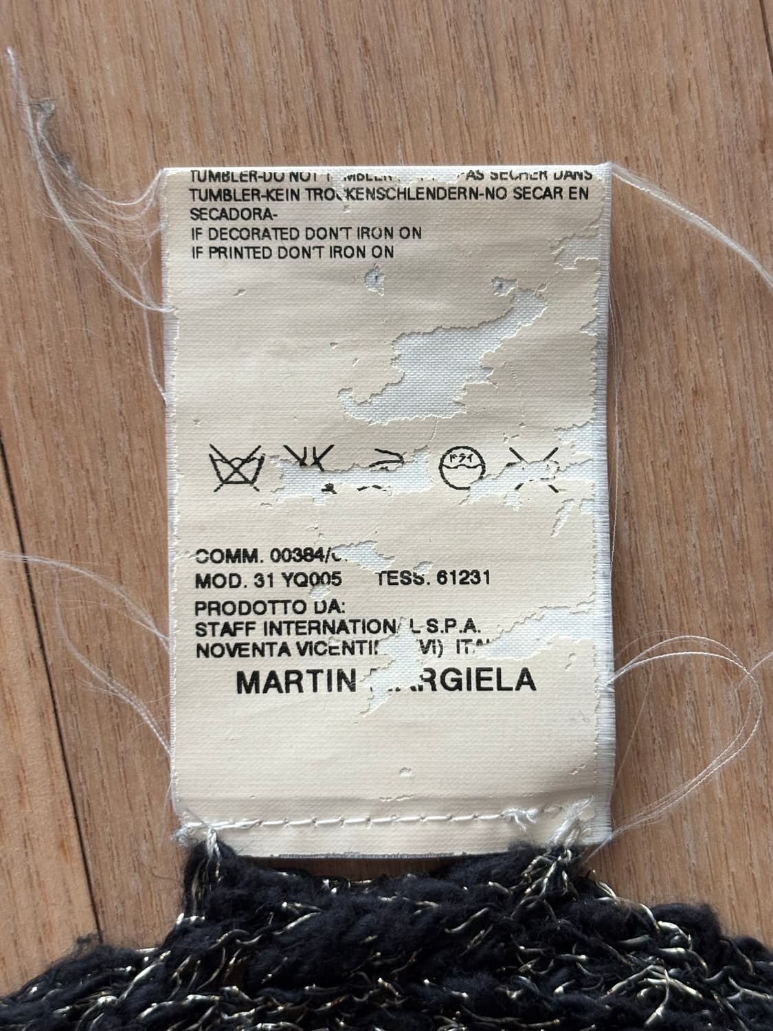 마틴 마르지엘라 머플러 상품이미지2