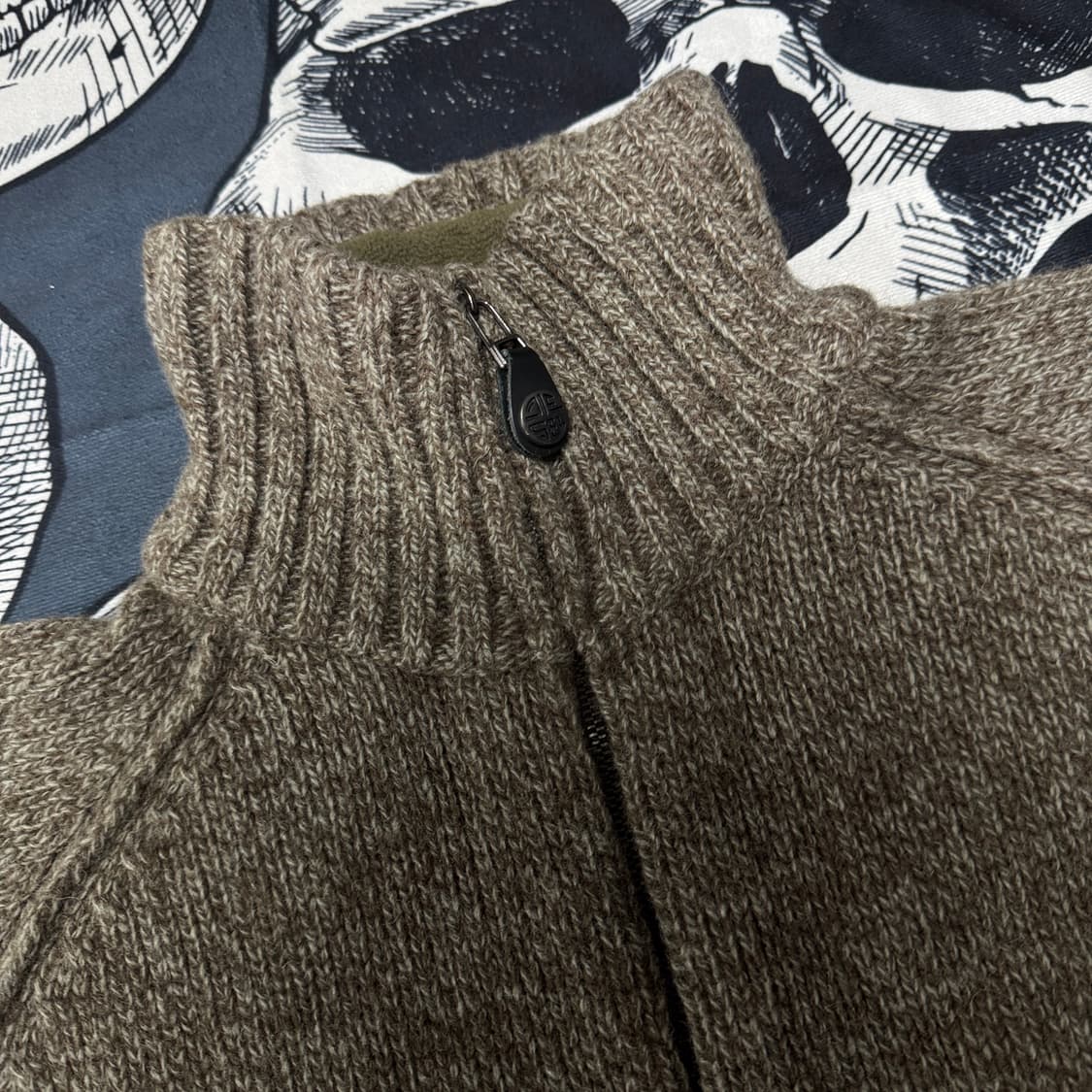 디젤  울 니트집업 100 L사이즈  상품이미지8