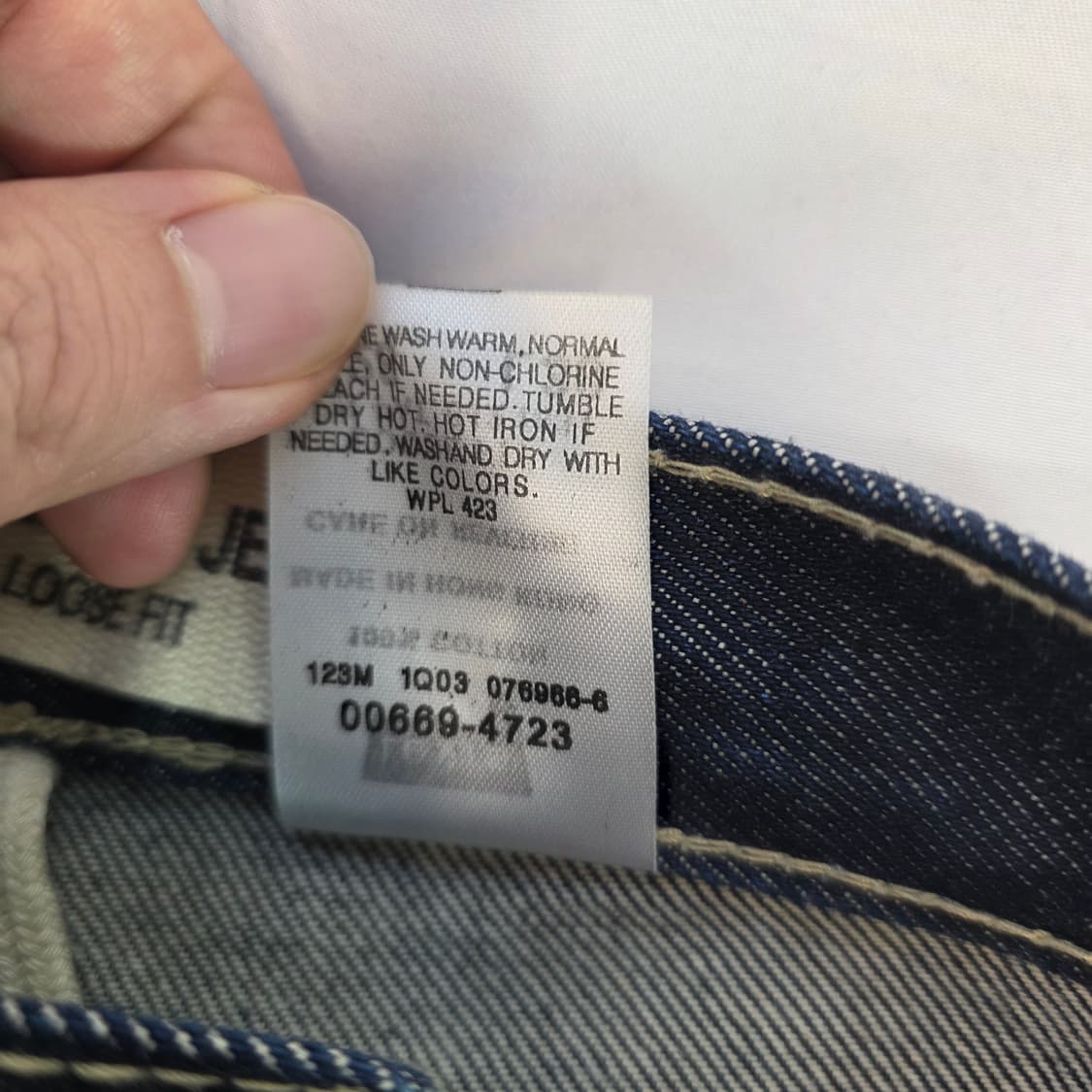 [W28L30]00s 리바이스 엔지니어드진 엔진 루즈핏 데님팬츠 상품이미지5