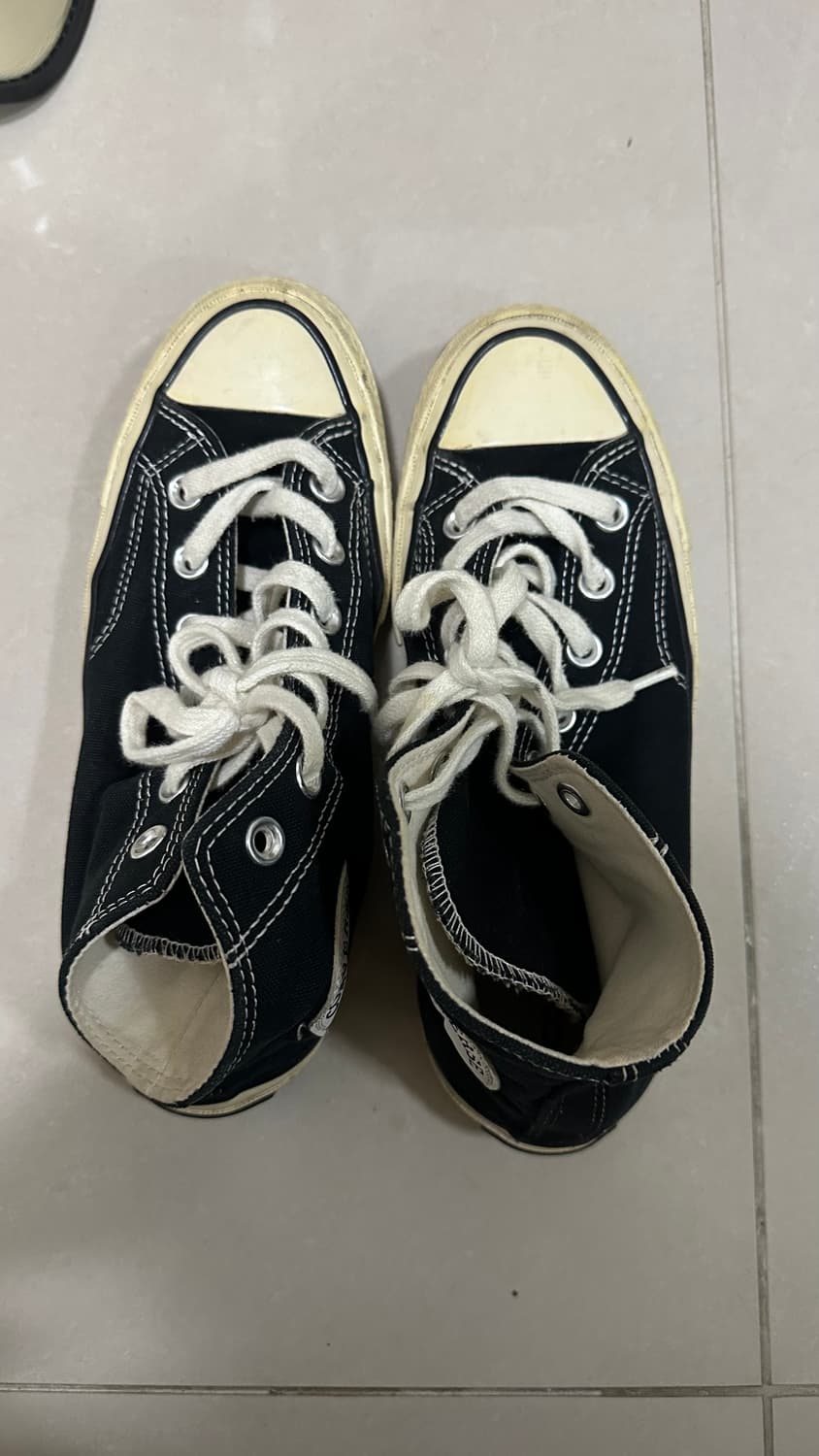 컨버스 척70 하이 블랙 235 상품이미지1