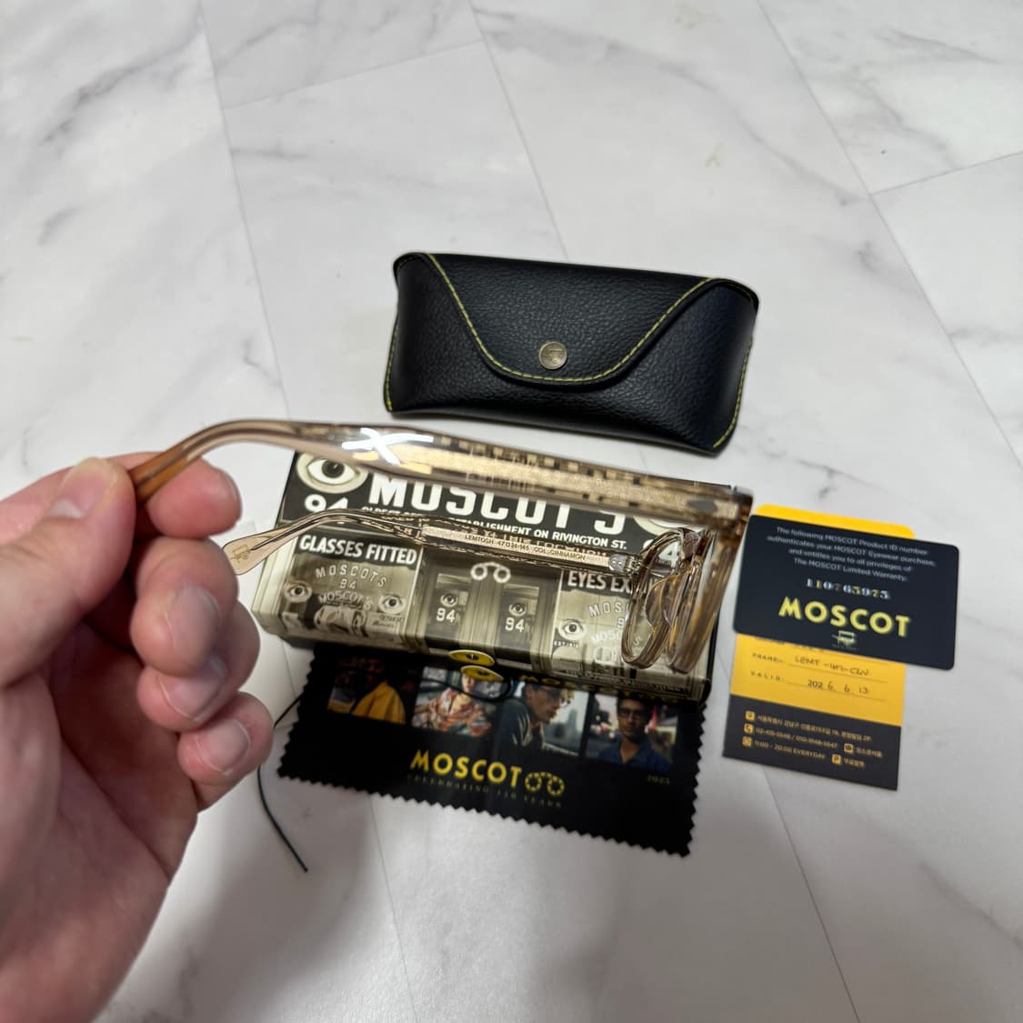 (실착 0회) 모스콧 렘토쉬 47 시나몬 풀박스 상품이미지5