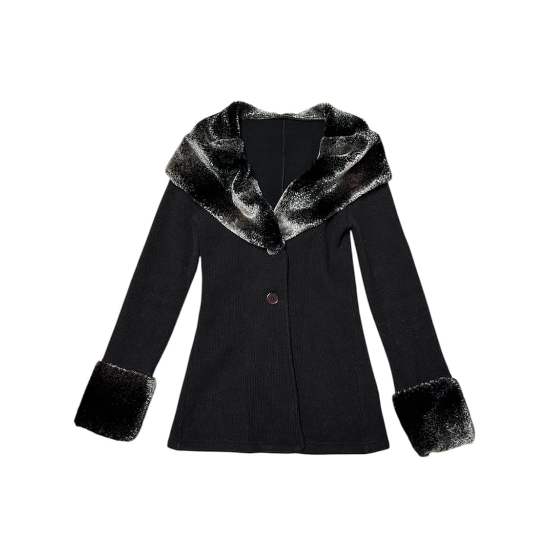 빈티지 퍼 가디건 상품이미지1