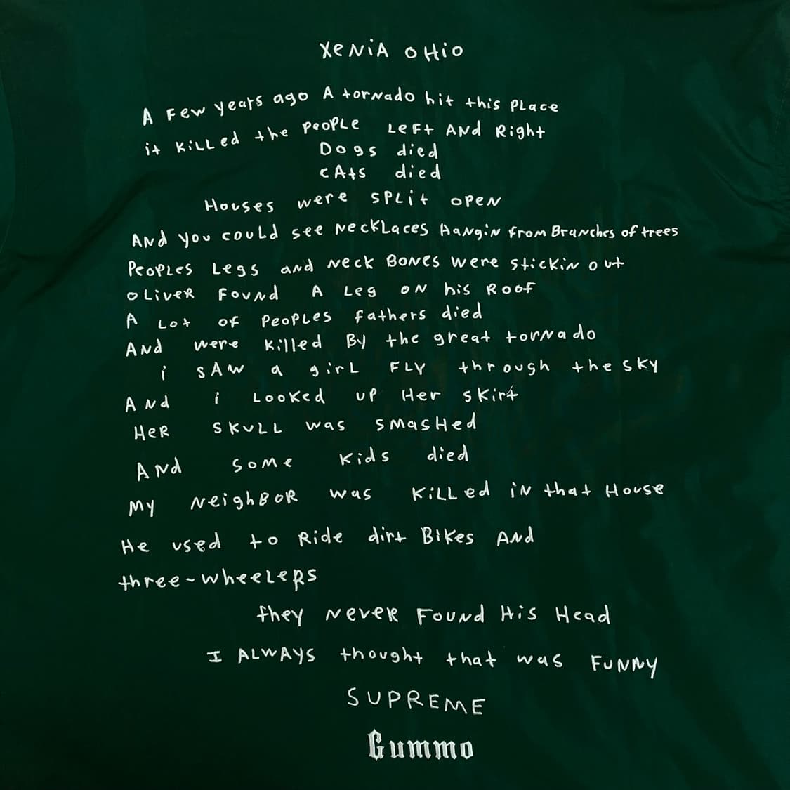 (m) 슈프림 22ss 구모 코치자켓 그린 상품이미지8