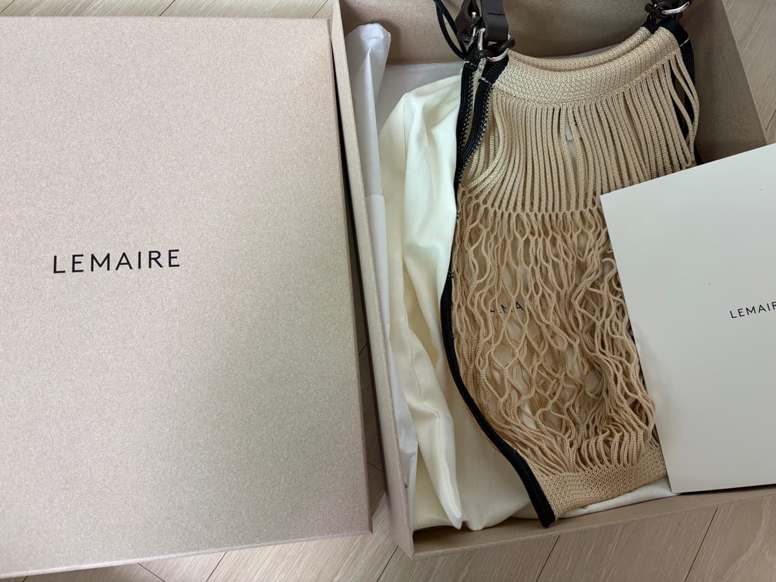 르메르 네트백 미디움 베이지색상 새상품 팝니다. 상품이미지2