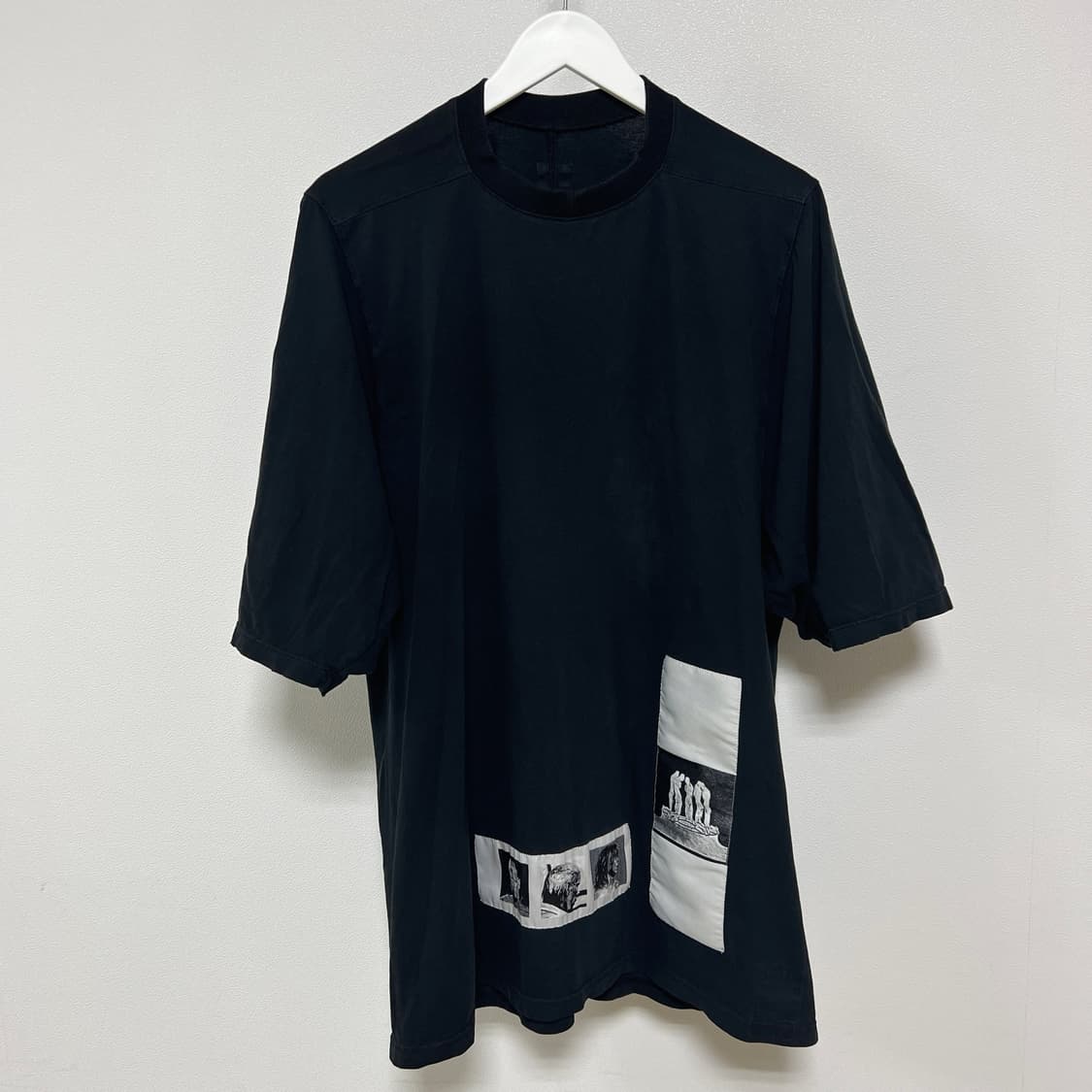 릭오웬스 16SS 다크쉐도우 멀티 패치 점보 티셔츠  상품이미지3