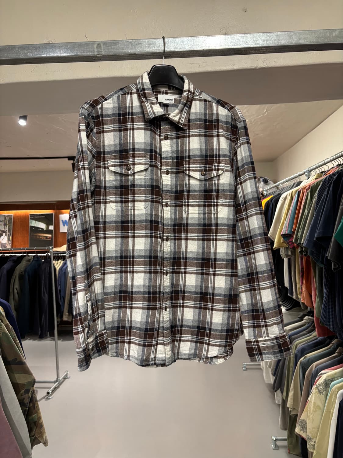 빈티지 플란넬 셔츠 상품이미지3