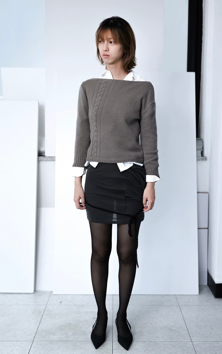 울리카상투스 Rope knit top 상품이미지2