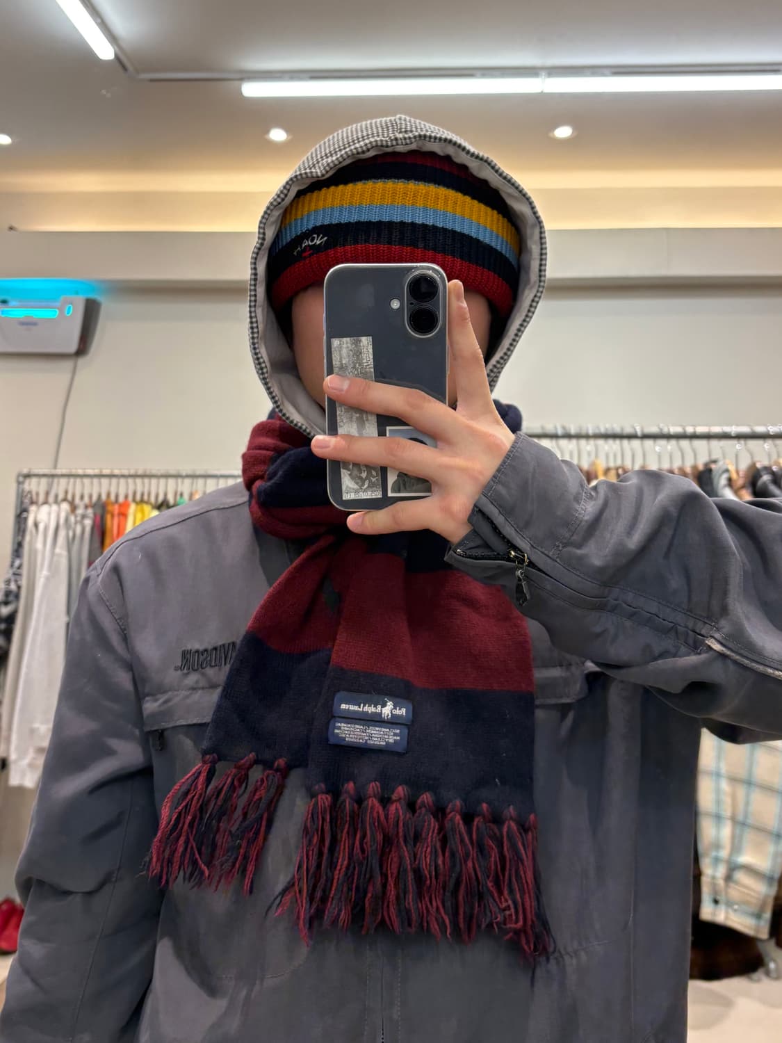 폴로 랄프로렌 스트라이프 머플러 상품이미지8