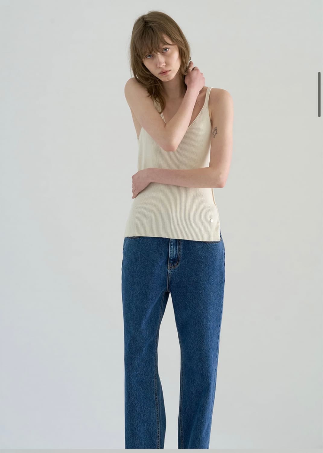 포허 시그니처 데님 블루S/블랙M 상품이미지6