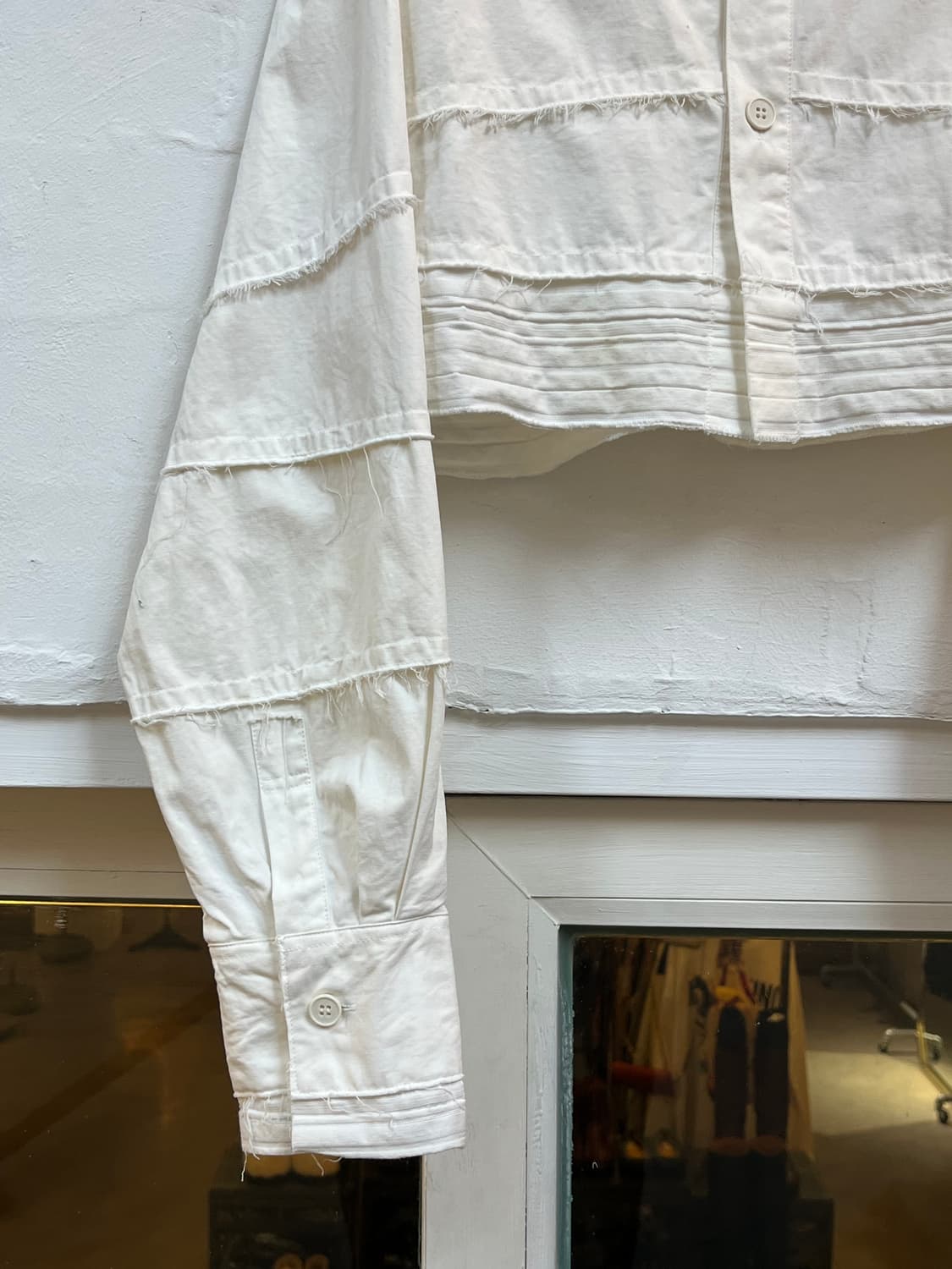 Theilma 더일마 화이트 크롭셔츠 F 상품이미지4