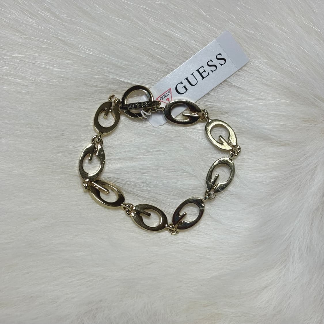 빈티지 게스 G 이니셜 팔찌 - 골드 상품이미지1