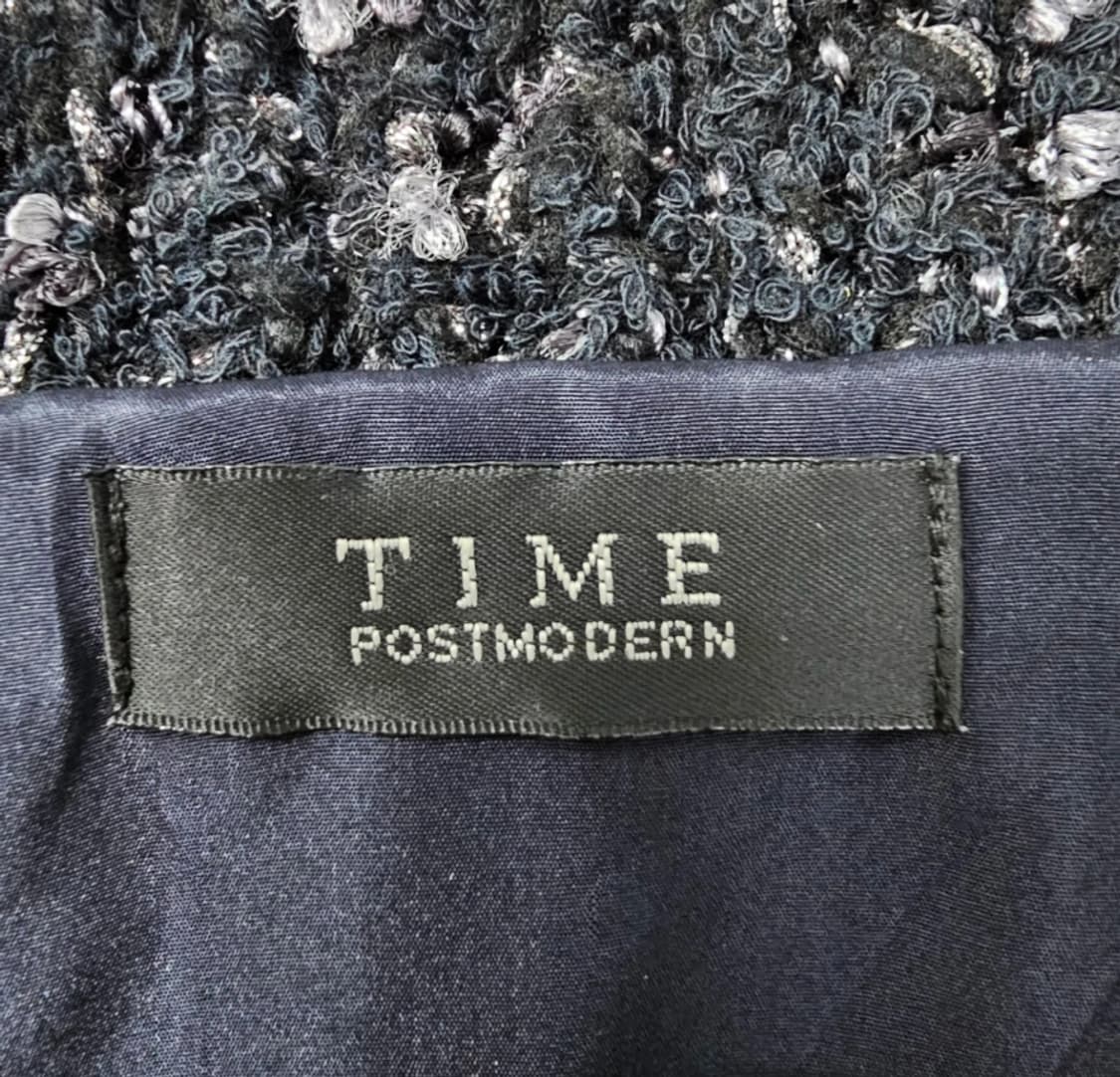 한섬 타임 TIME 블랙 트위드 코트 90(F) 상품이미지9