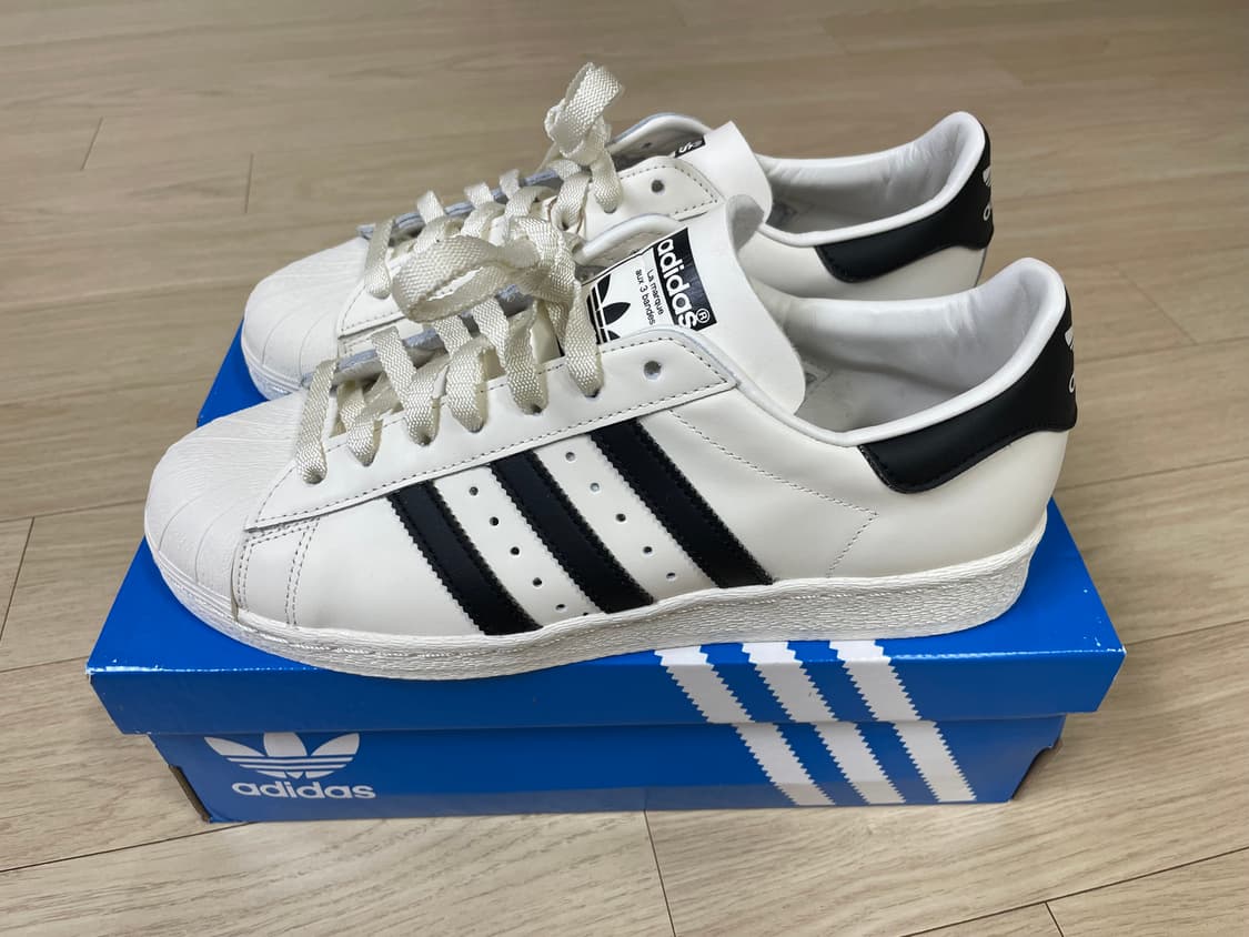 [270]아디다스 슈퍼스타82 크림:블랙 상품이미지2