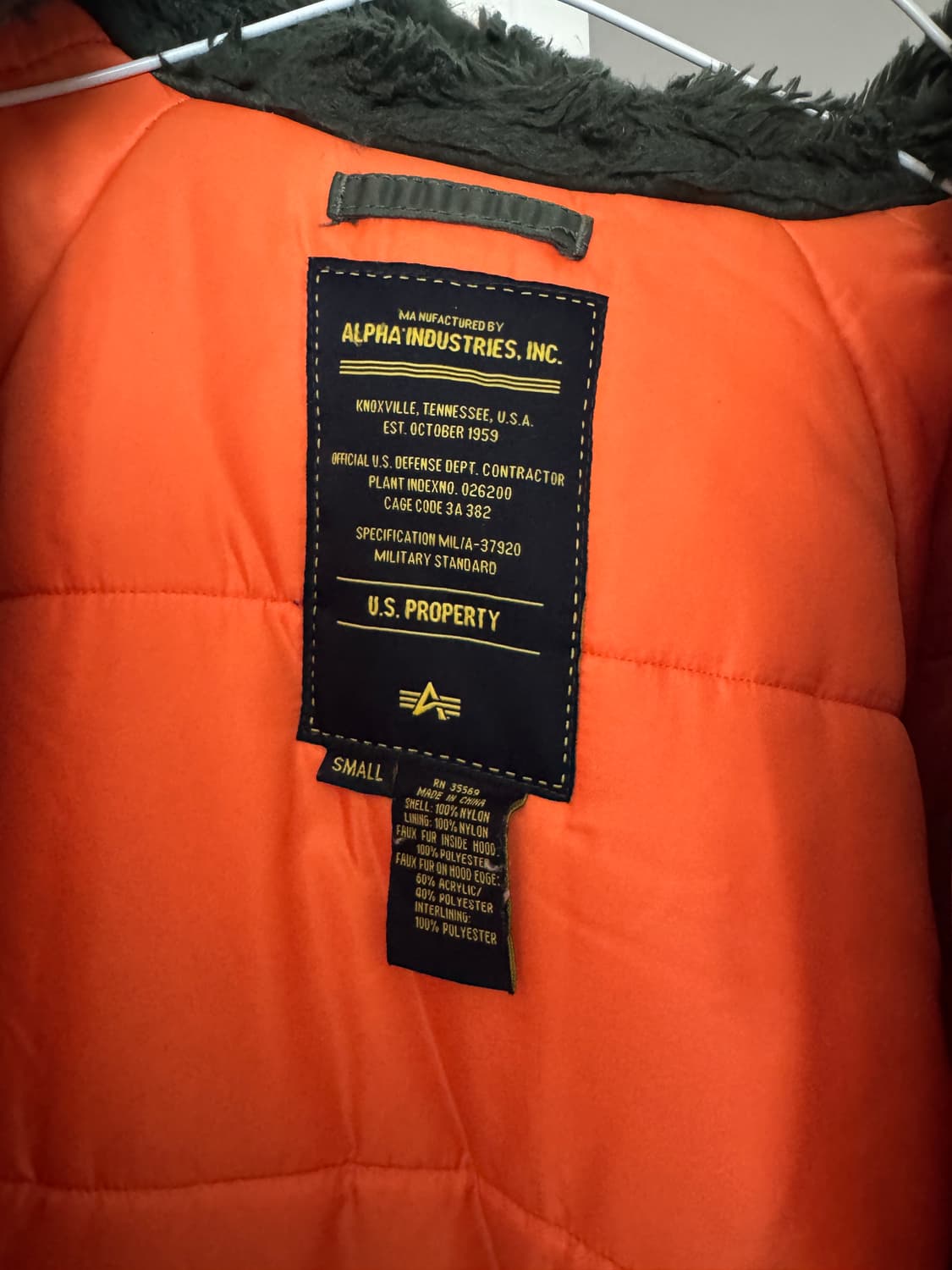 알파인더스트리 n-3b 슬림핏 S 세이지 상품이미지2