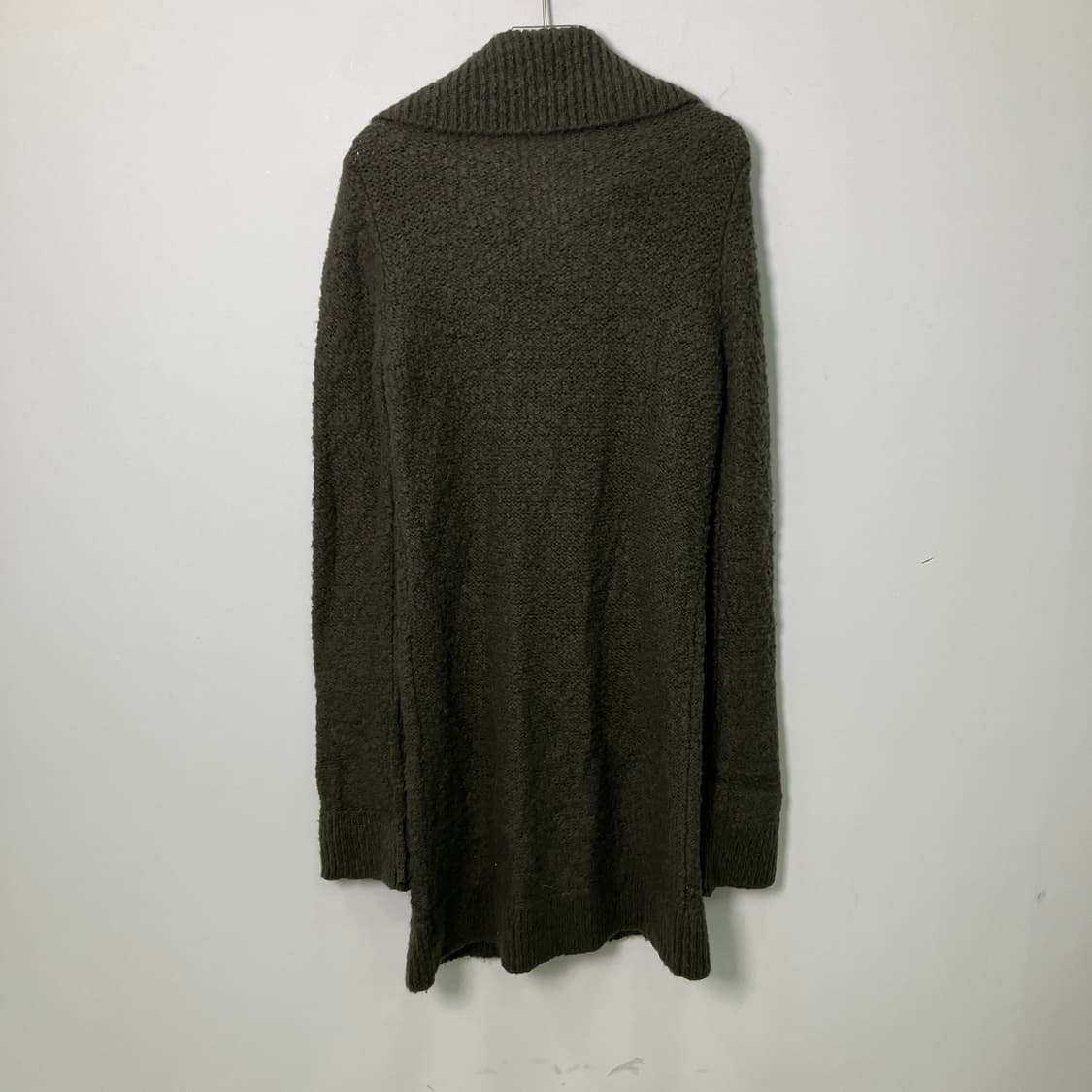 디젤 카키 울 니트 가디건 M 상품이미지2