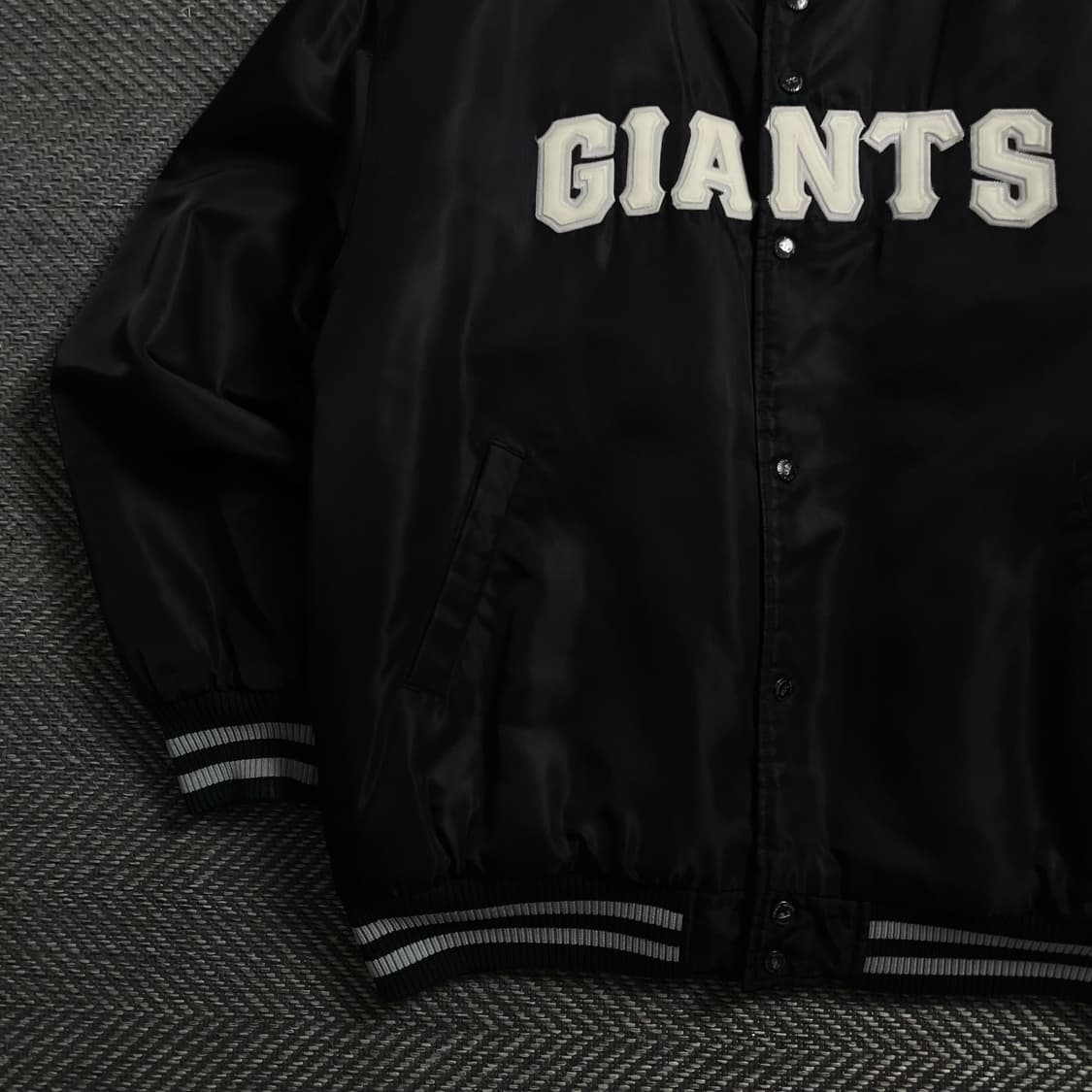 MLB 샌프란시스코 자이언츠 사틴 바시티 자켓y 4052 상품이미지4