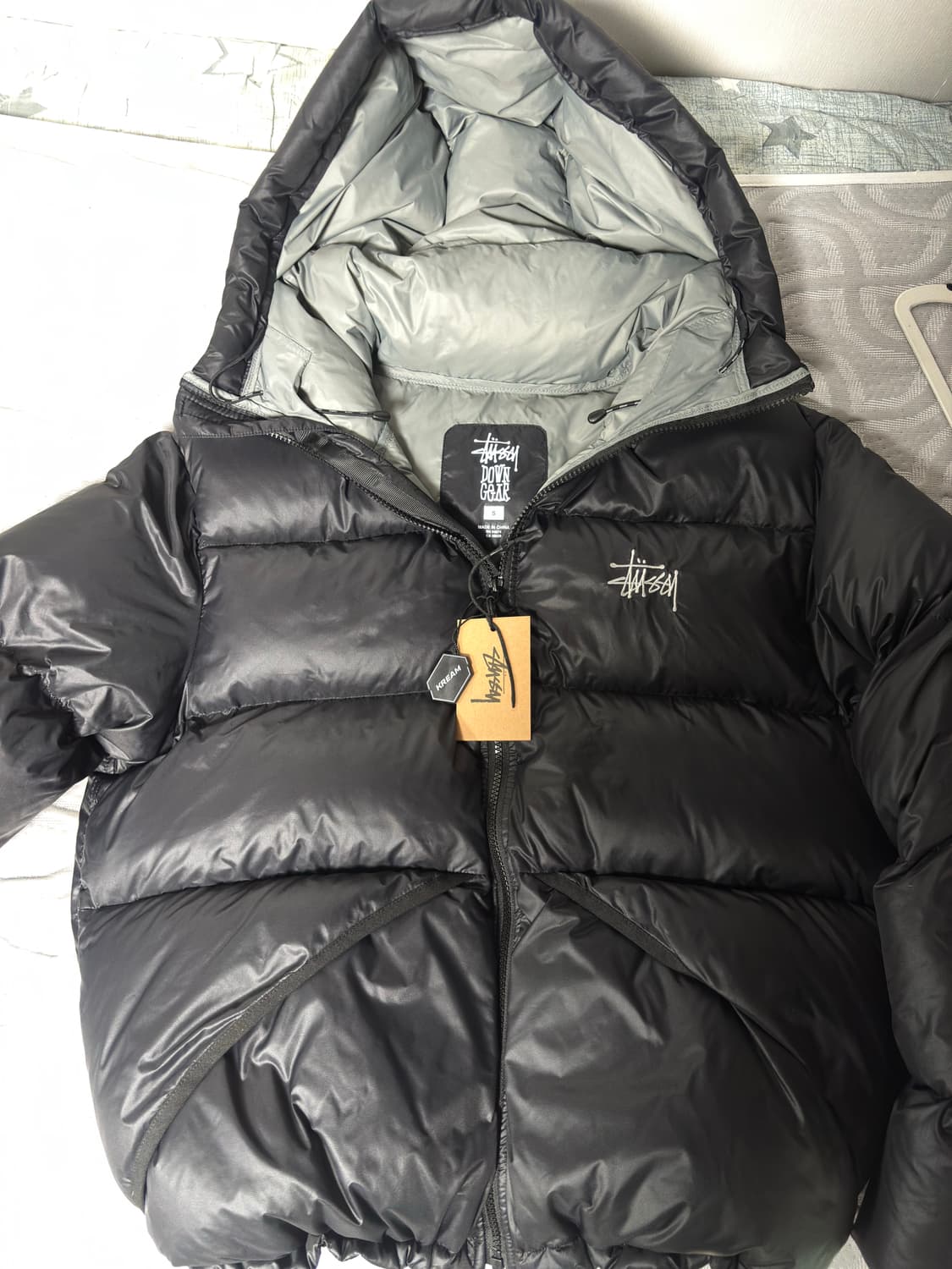 스투시 마이크로 립스탑 패딩 s 상품이미지6