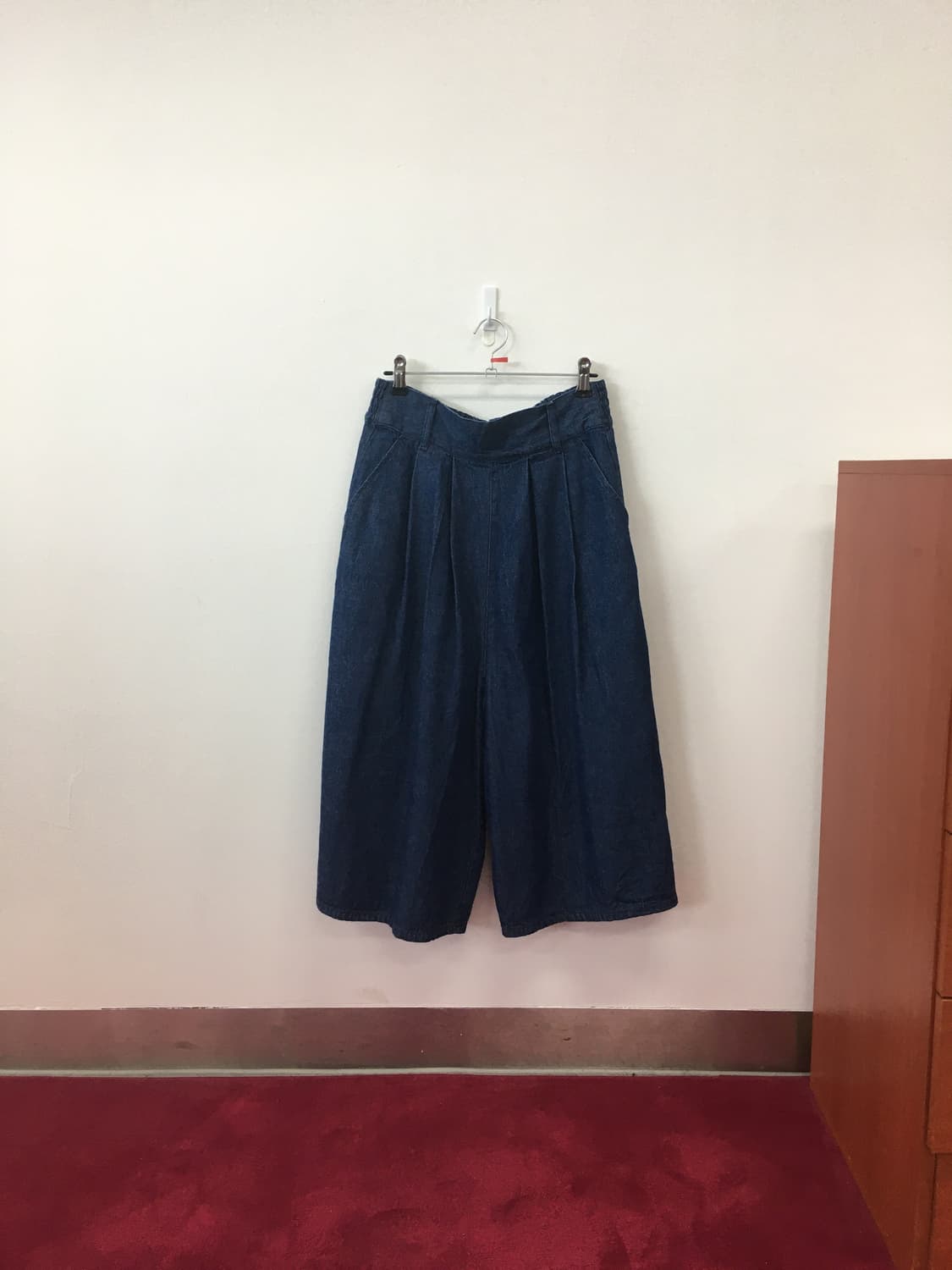 vintage denim capri pants 상품이미지1