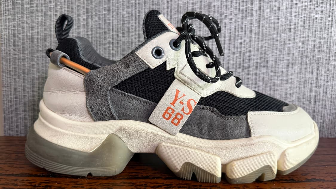 멀티컬러 배색 어글리 스니커즈 청키 플랫폼 운동화 36사이즈 상품이미지3