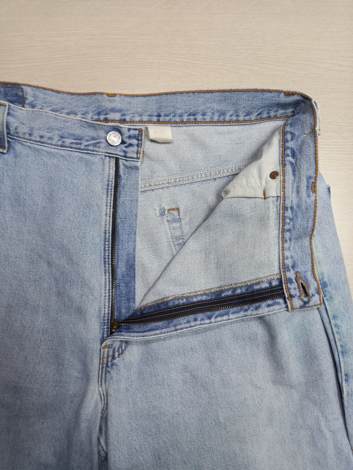 36 90's 리바이스560 RedPont 테이퍼드진 연청 36-444 상품이미지7