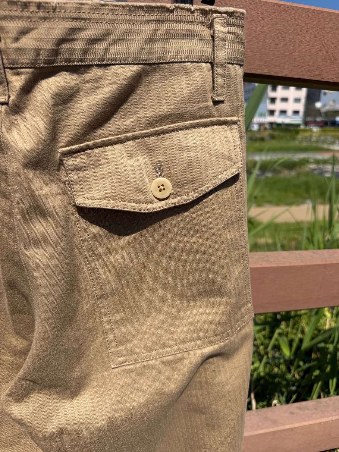 Hiromichi Nakano Herringbone WideLeg(30) 상품이미지5