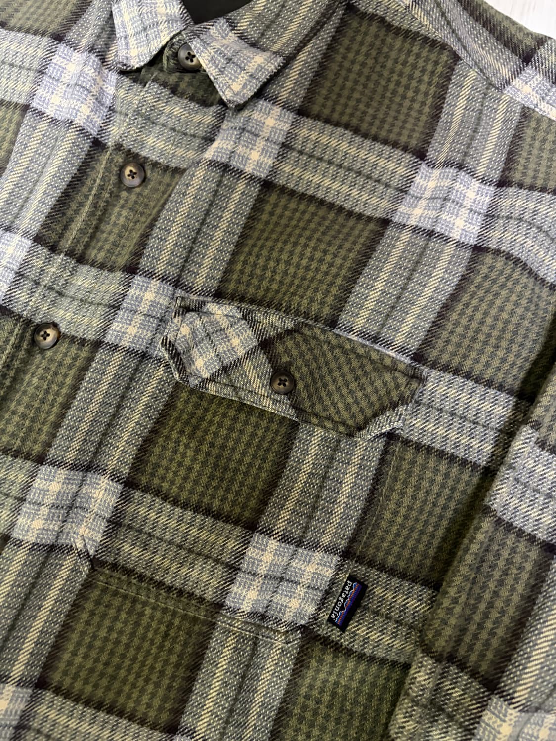 [US XL] 00s 파타고니아 체크 셔츠 오가닉 코튼 상품이미지3
