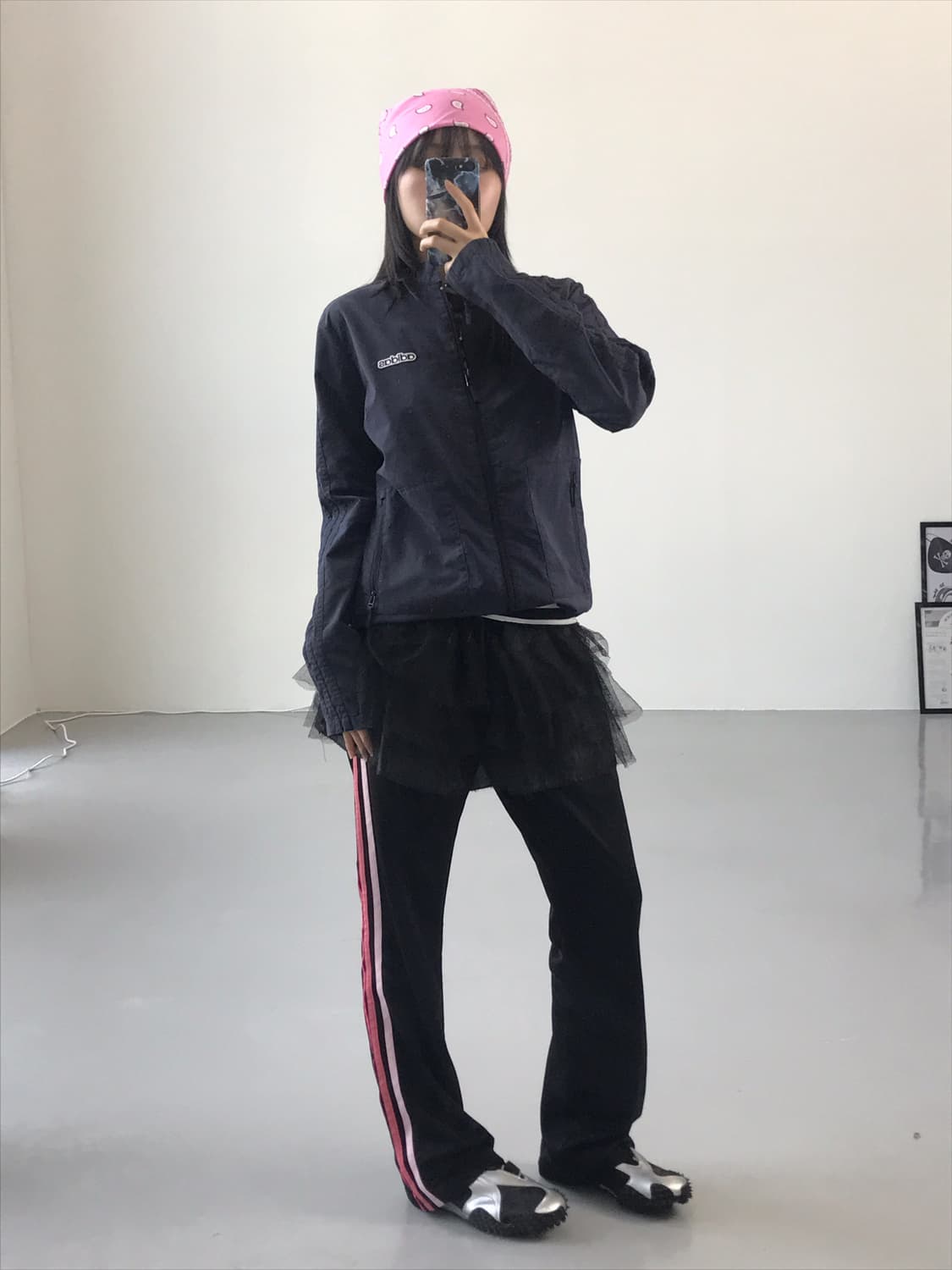 Adidas Navy Poly Jackets 상품이미지2