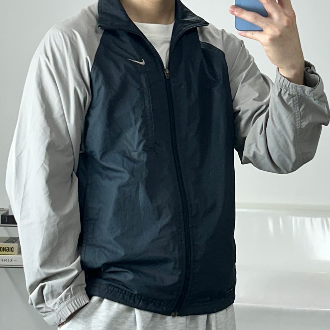 나이키 00s 올드스쿨 배색 바람막이 M  상품이미지1