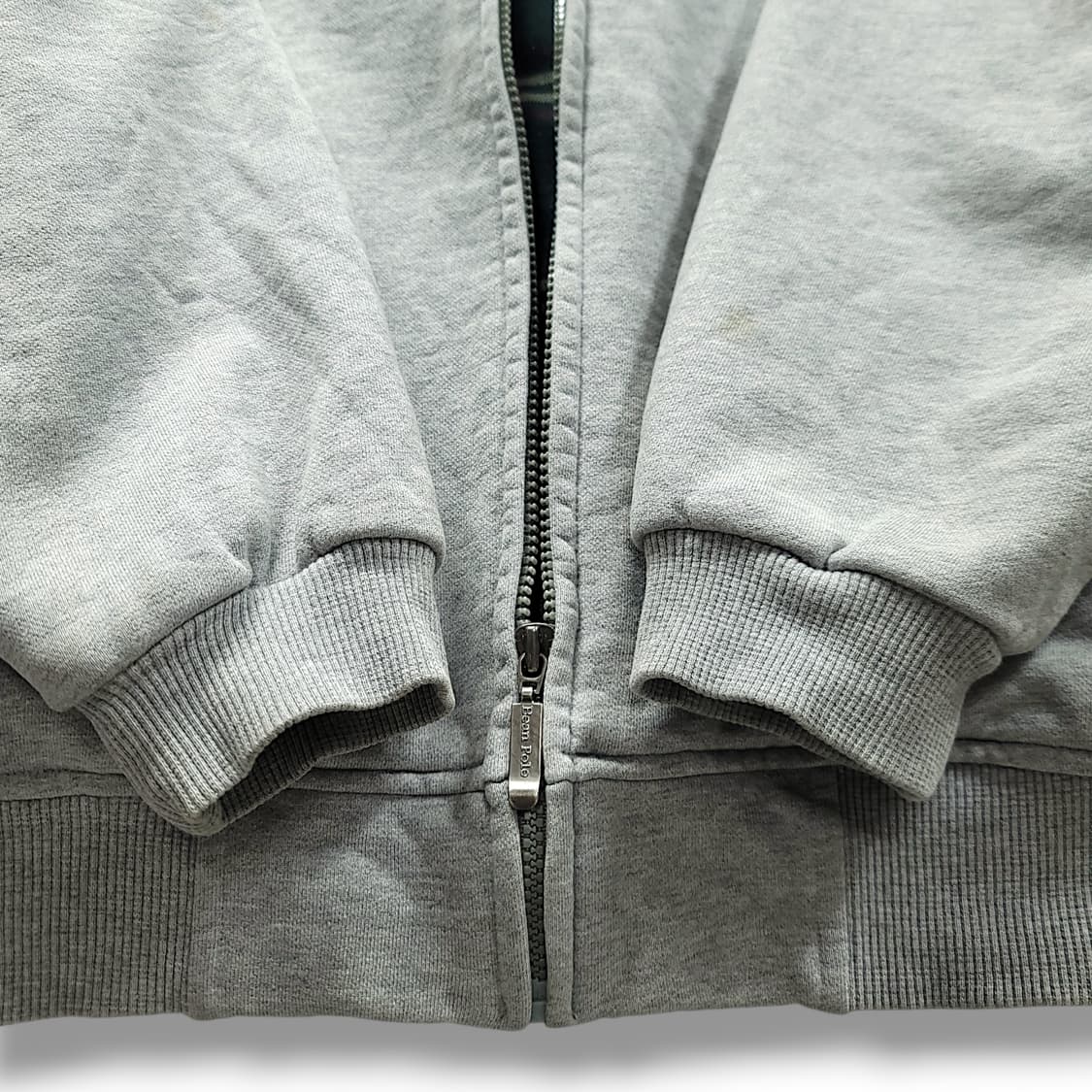 [105] 빈폴 멜란지 그레이 빈티지 페니파딩 후드집업 상품이미지7