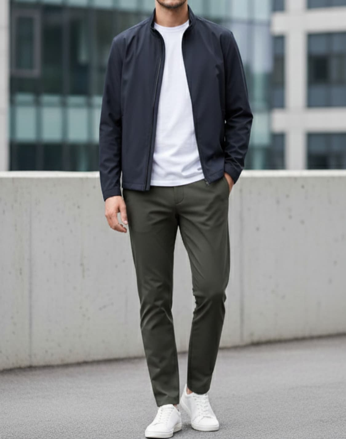 [M] 띠어리 네오테릭 자켓 (다크네이비/차콜) 상품이미지6