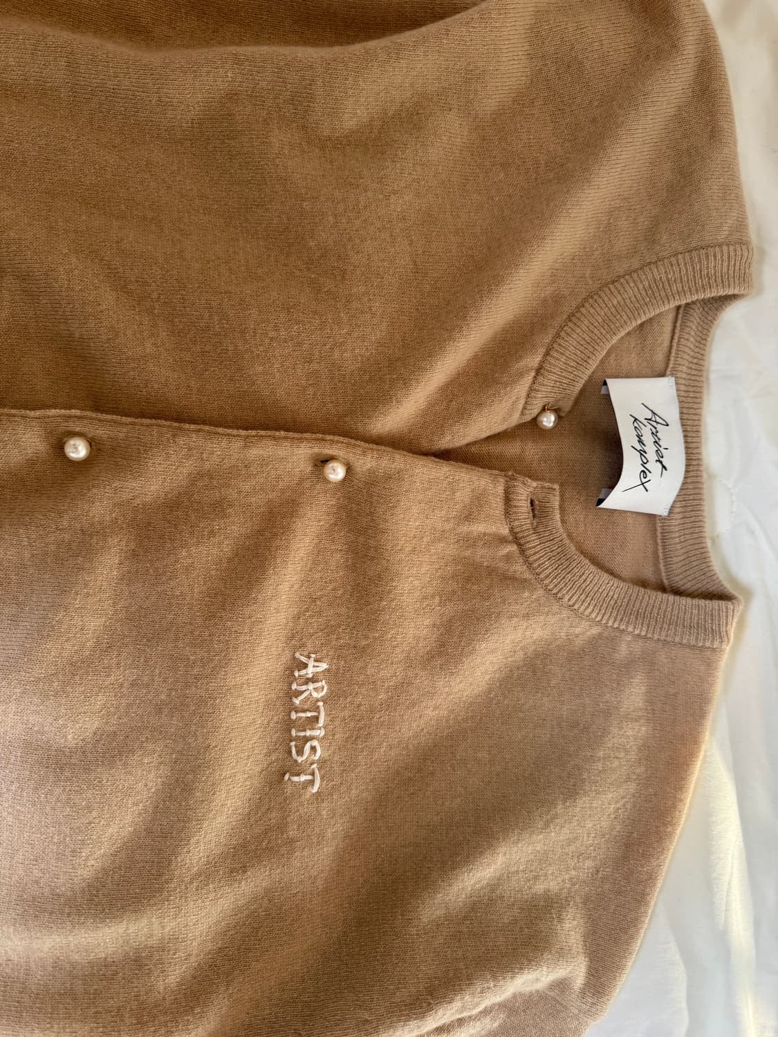 Artist Komplex PEARL ROUND CARDIGAN 상품이미지2